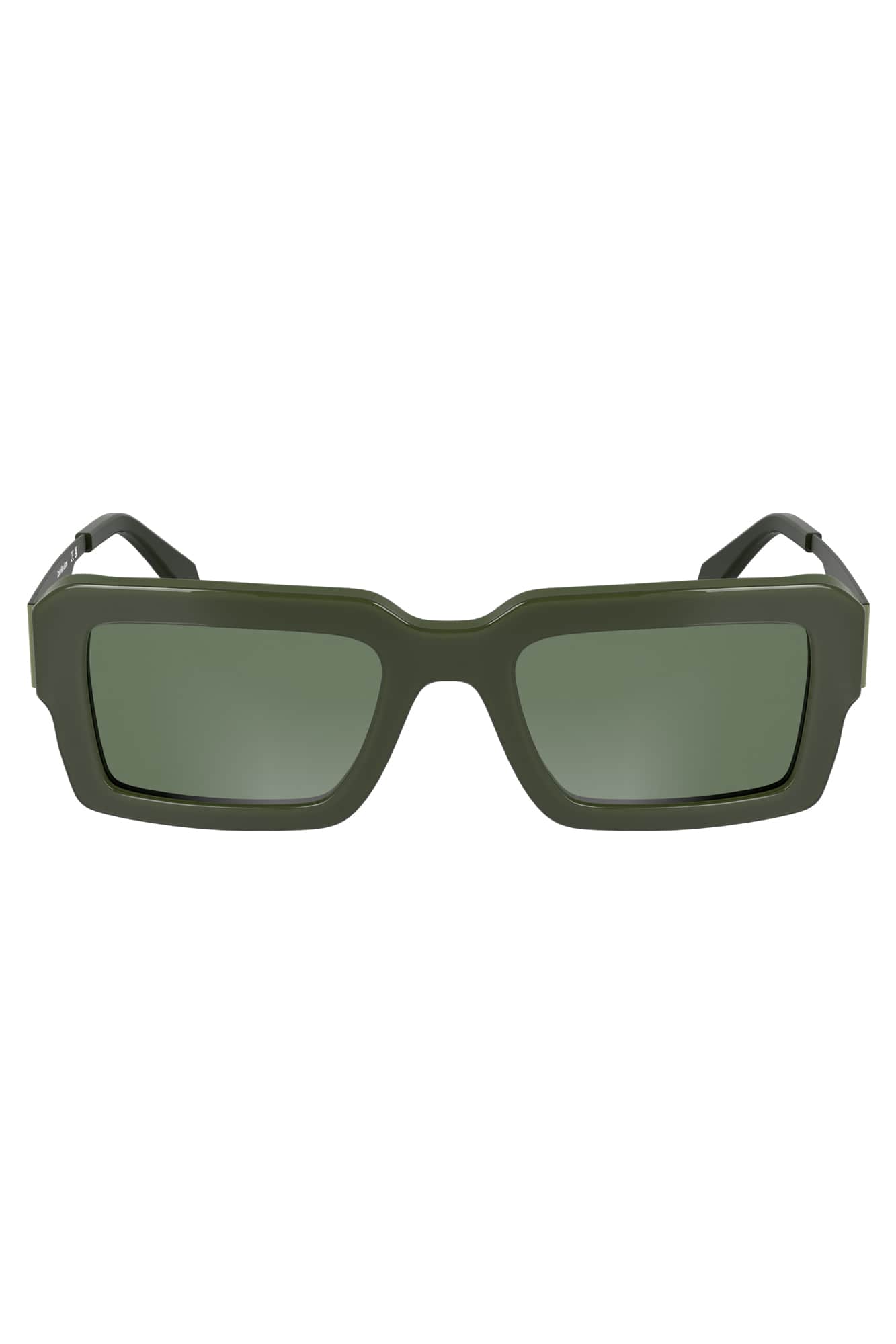 CALVIN KLEIN WOMEN'S SUNGLASSES GREEN