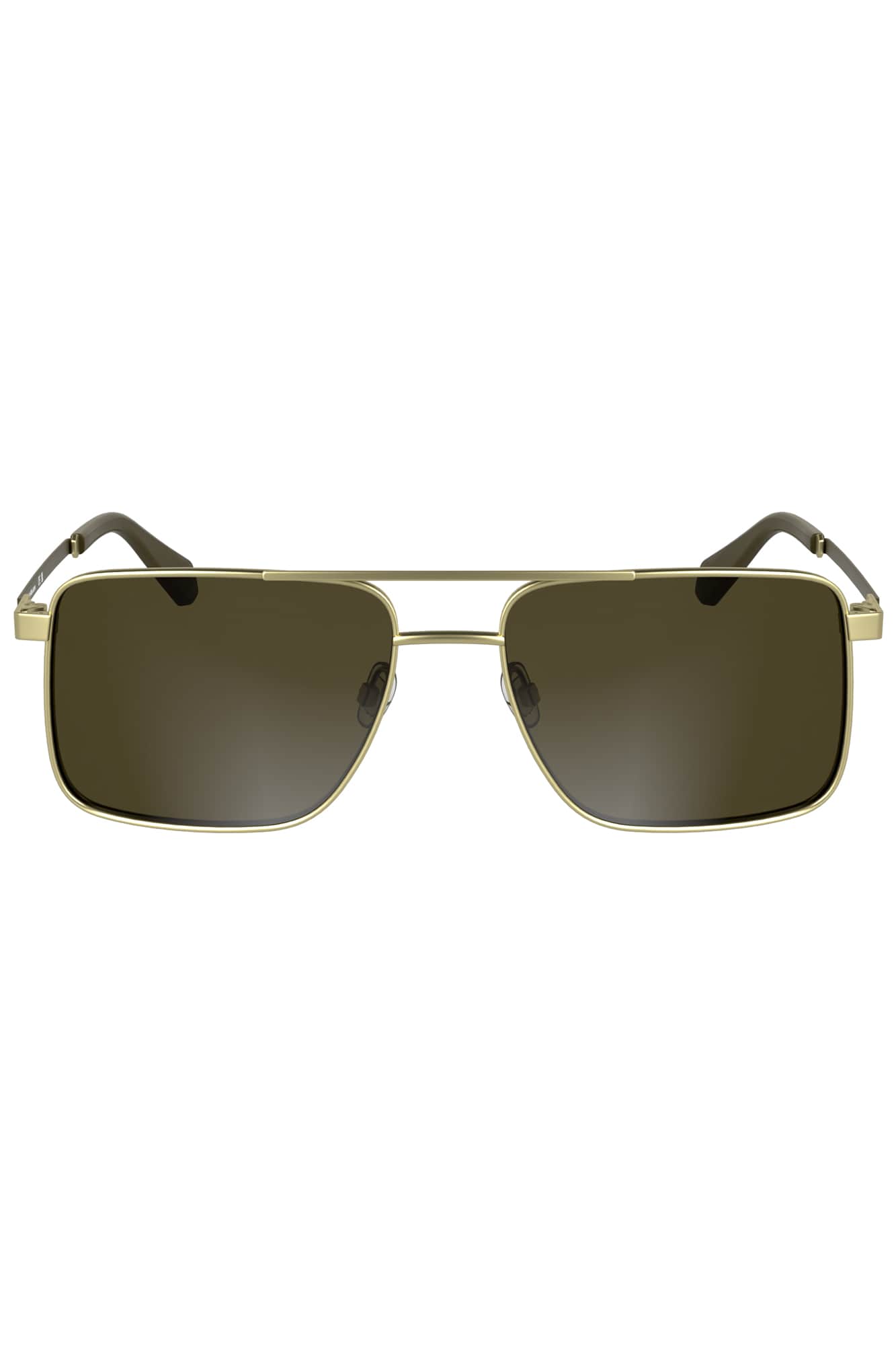 CALVIN KLEIN MEN'S SUNGLASSES GOLD