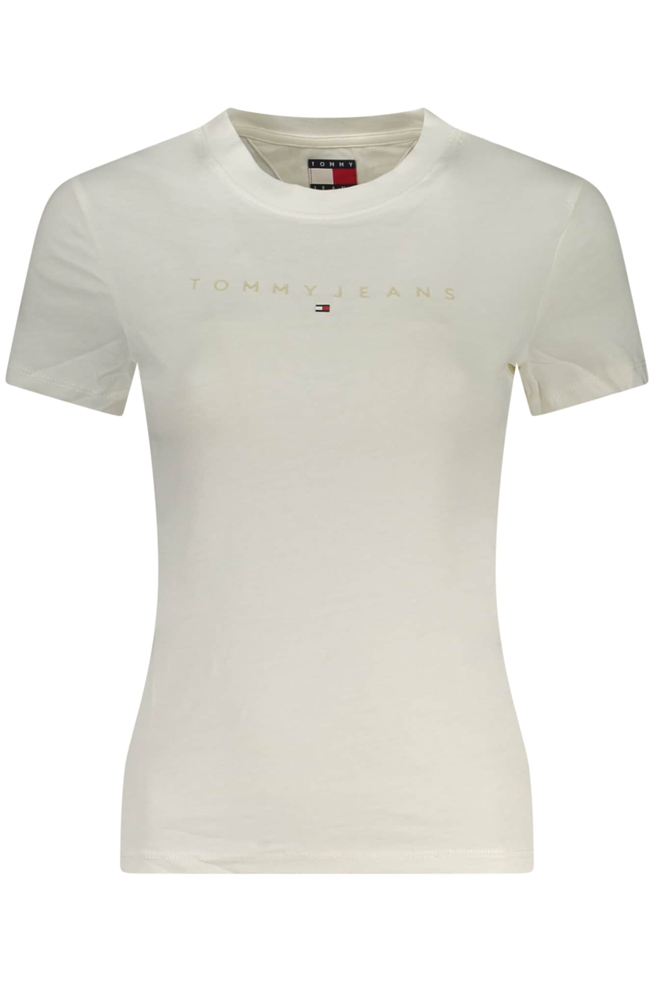 TOMMY HILFIGER KORTE MOUW T-SHIRT DAMES WIT