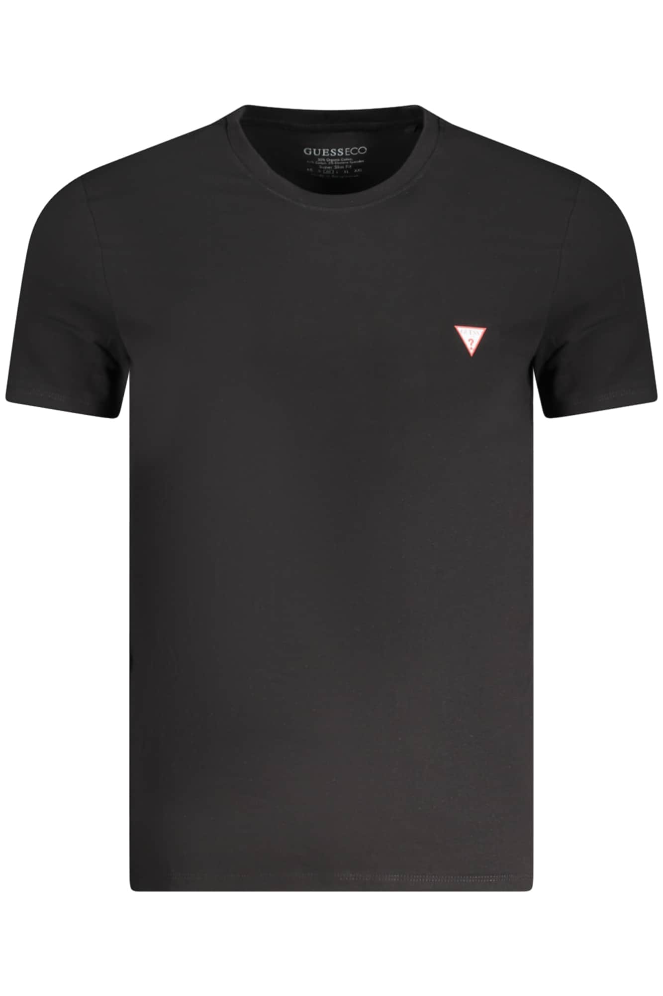 GUESS JEANS WHITE MEN'S SHORT SLEEVED T-SHIRT