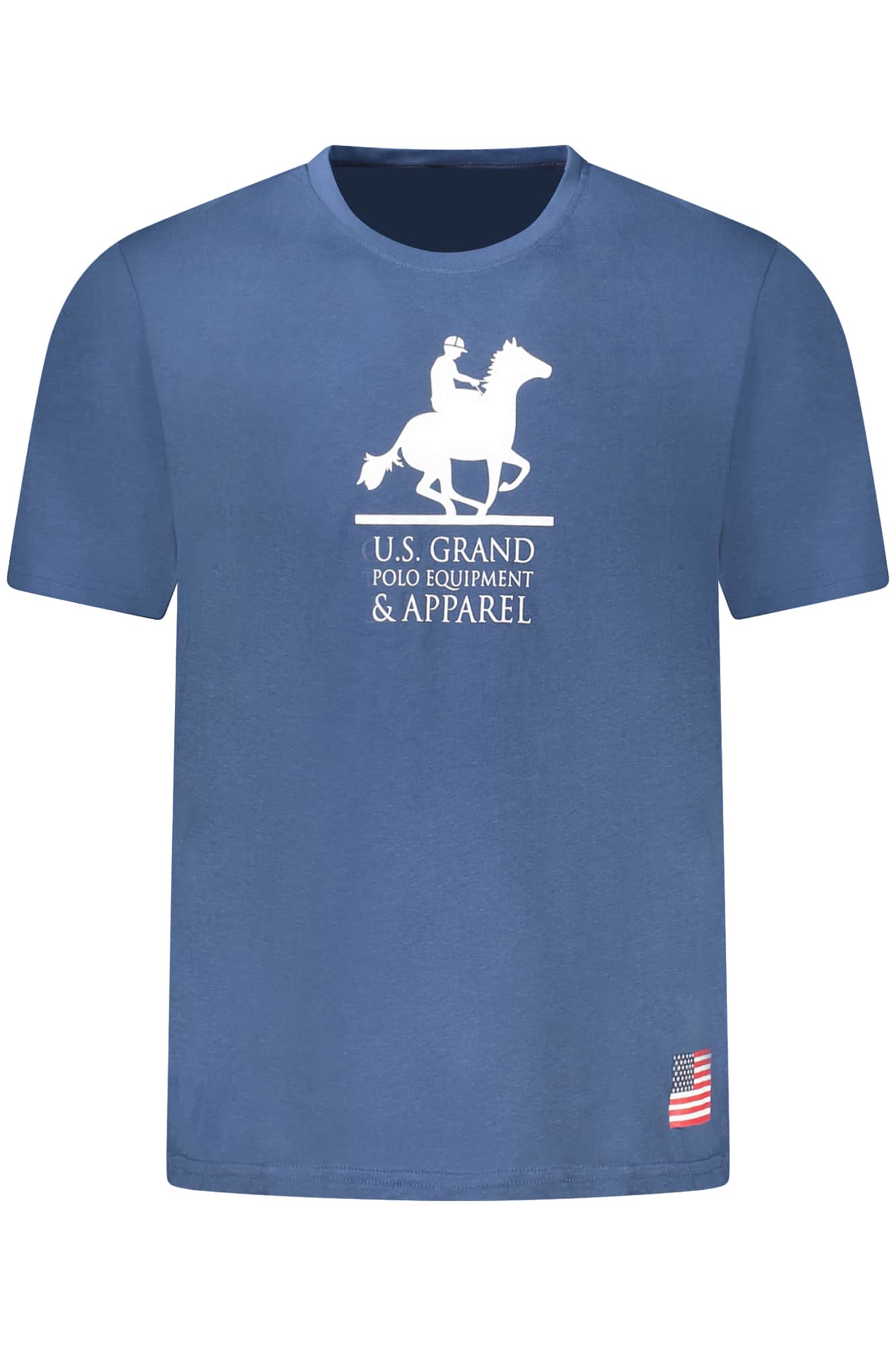 US GRAND MEN'S SHORT-SLEEVE T-SHIRT BLUE