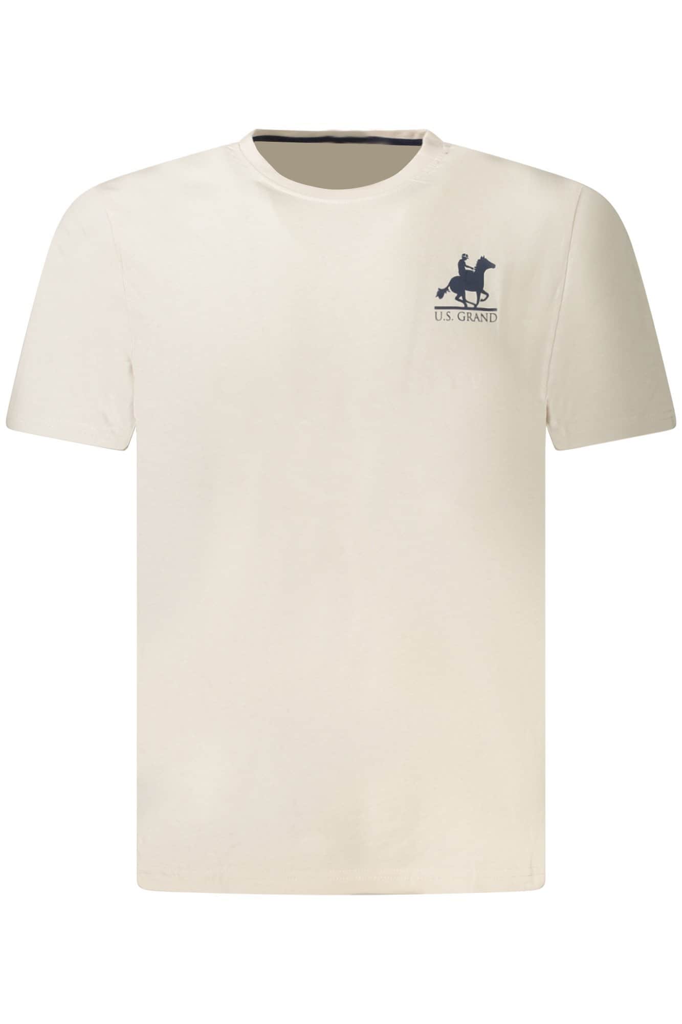 US GRAND MEN'S SHORT-SLEEVE T-SHIRT BROWN