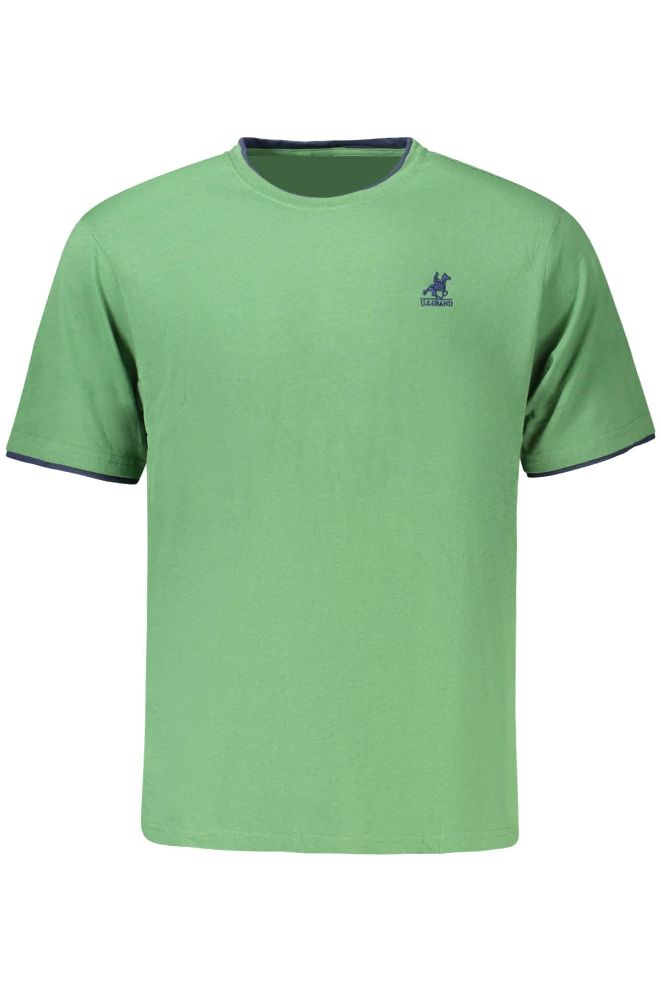 US GRAND MEN'S SHORT-SLEEVED GREEN T-SHIRT