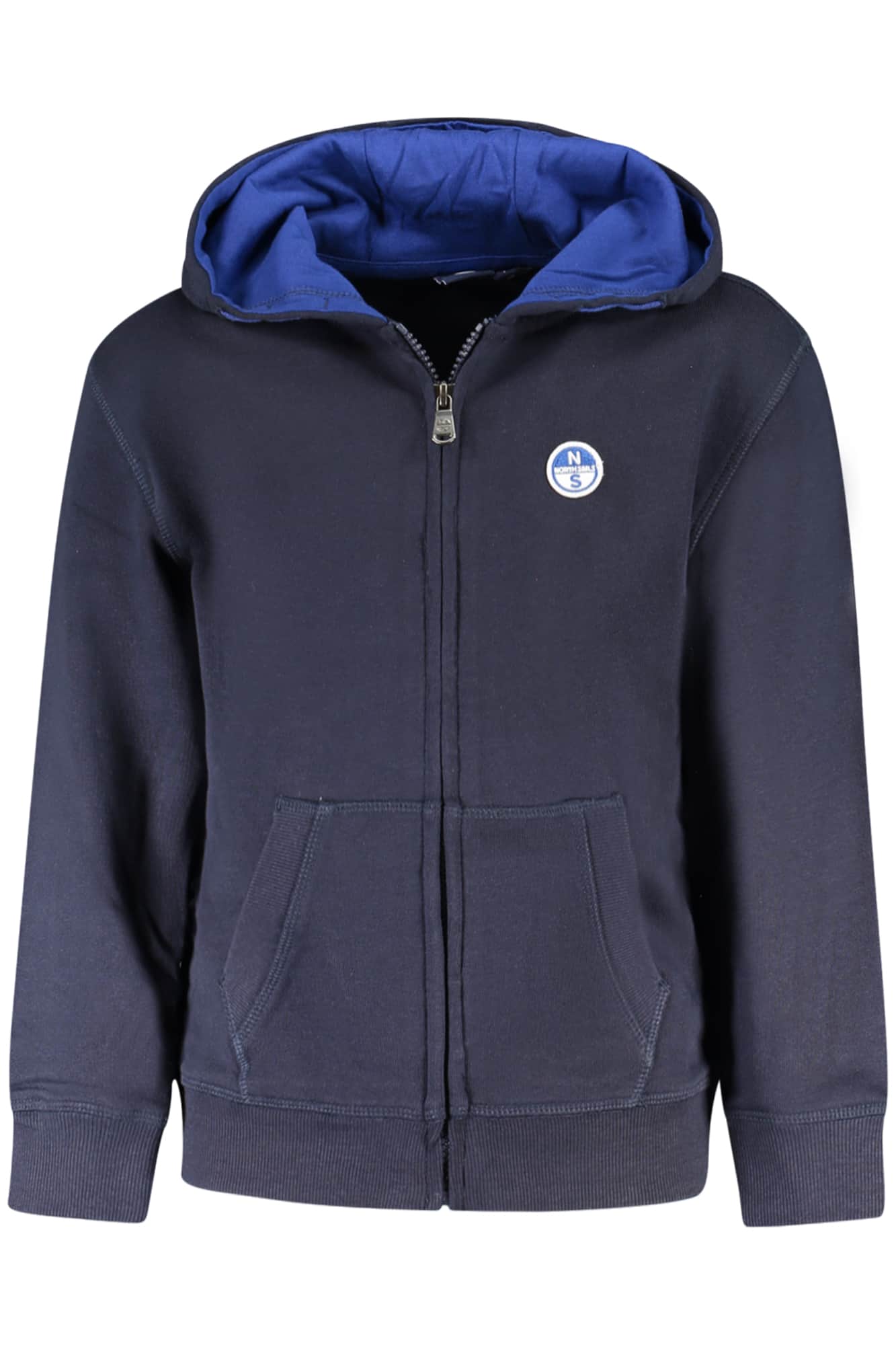 NORTH SAILS KIDS' ZIP-UP SWEATSHIRT BLUE