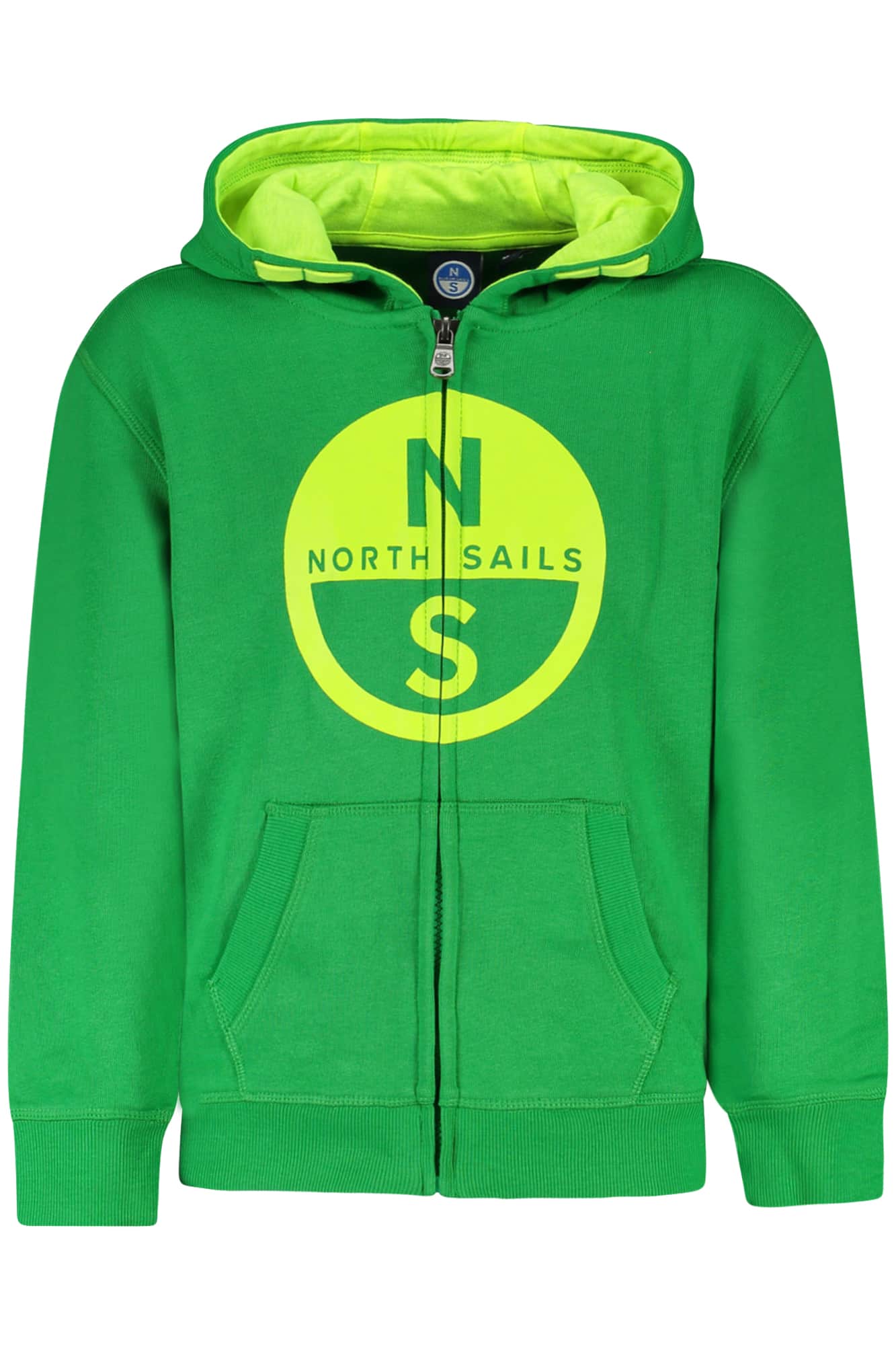 NORTH SAILS KIDS' ZIP-UP SWEATSHIRT WHITE