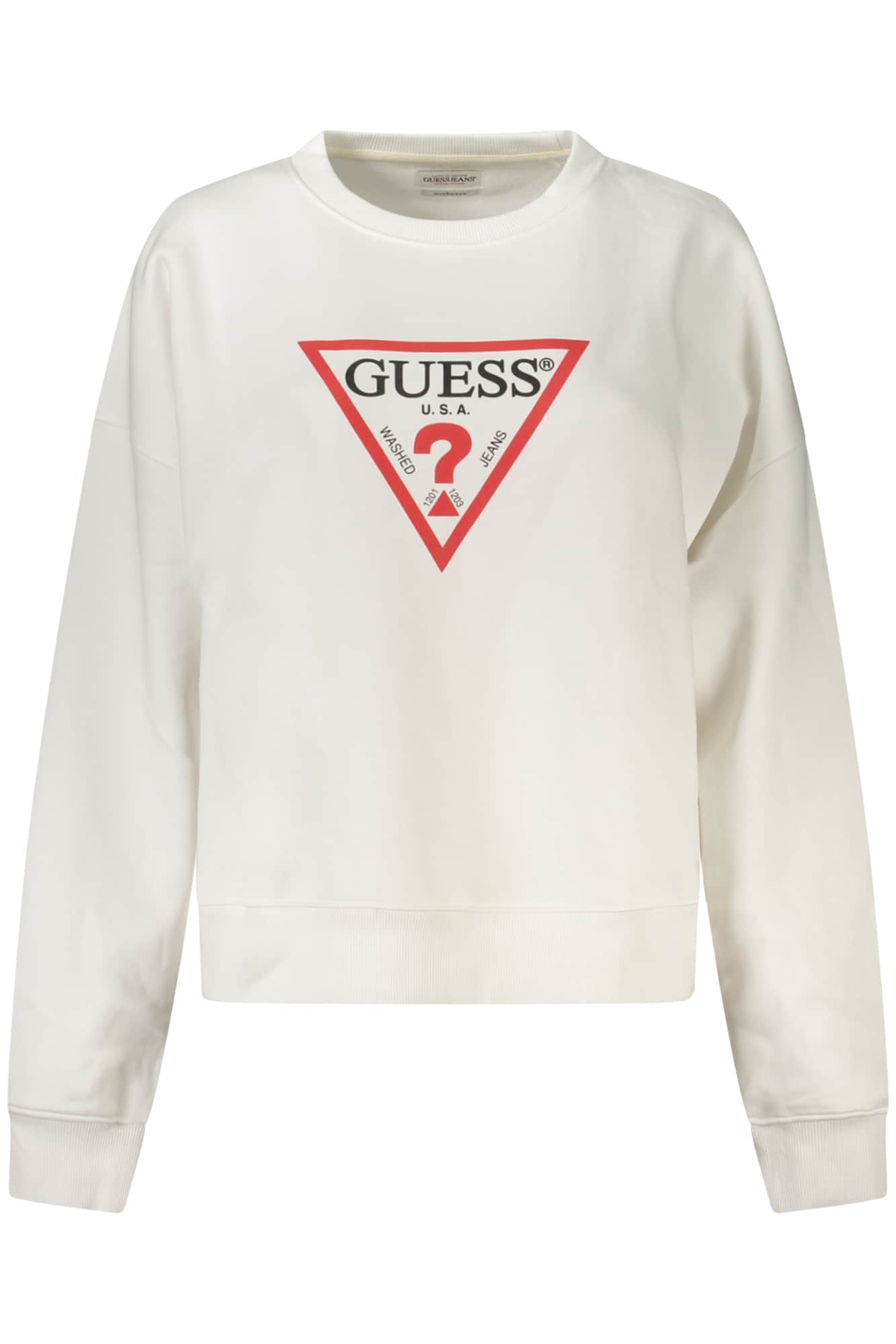 Guess Jeans sweater zonder rits dames wit