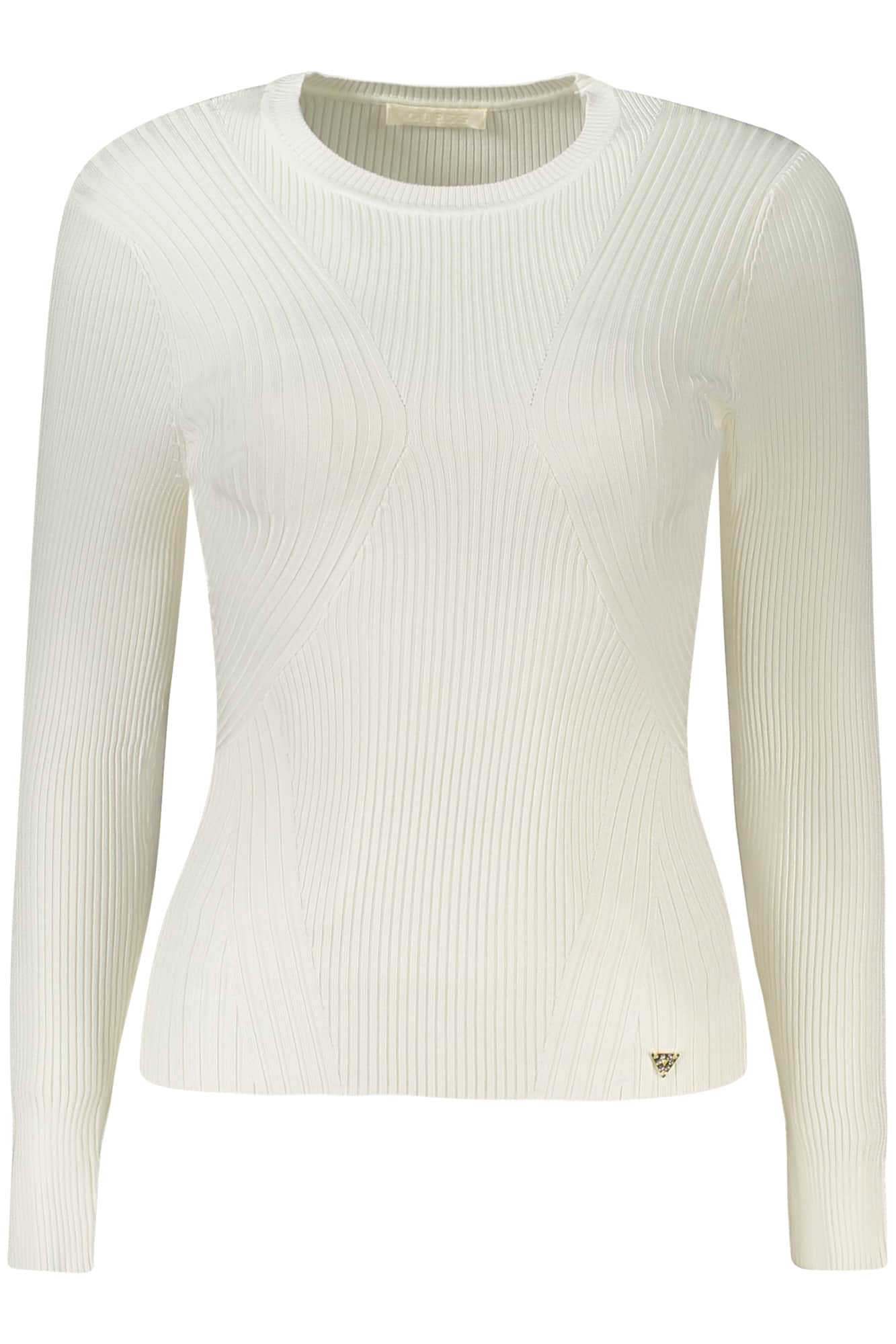 GUESS JEANS WOMEN'S WHITE SWEATER