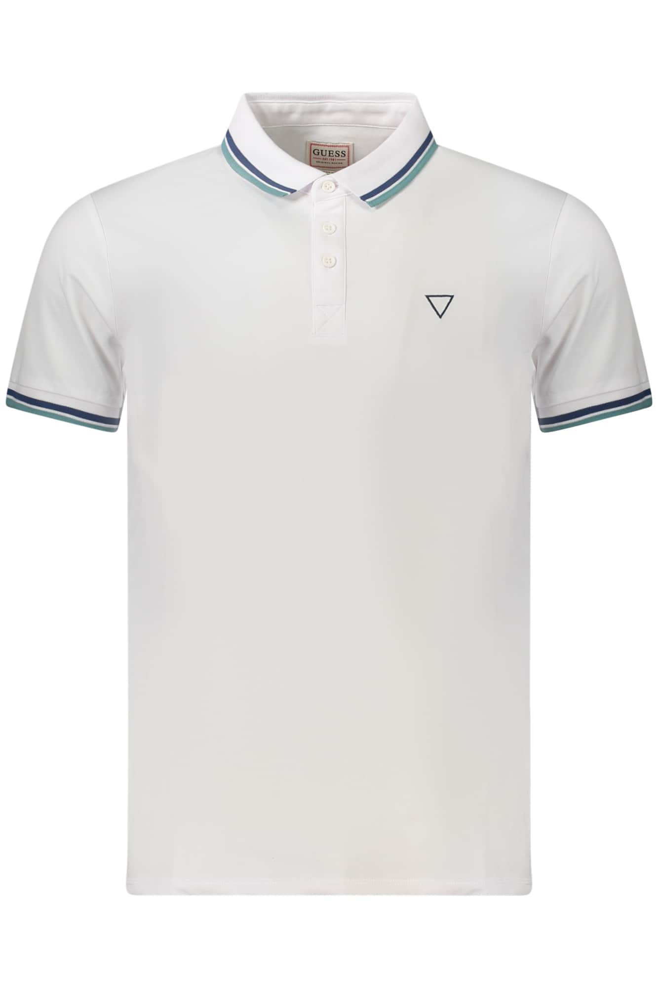 GUESS JEANS POLO SHORT SLEEVES MEN WHITE