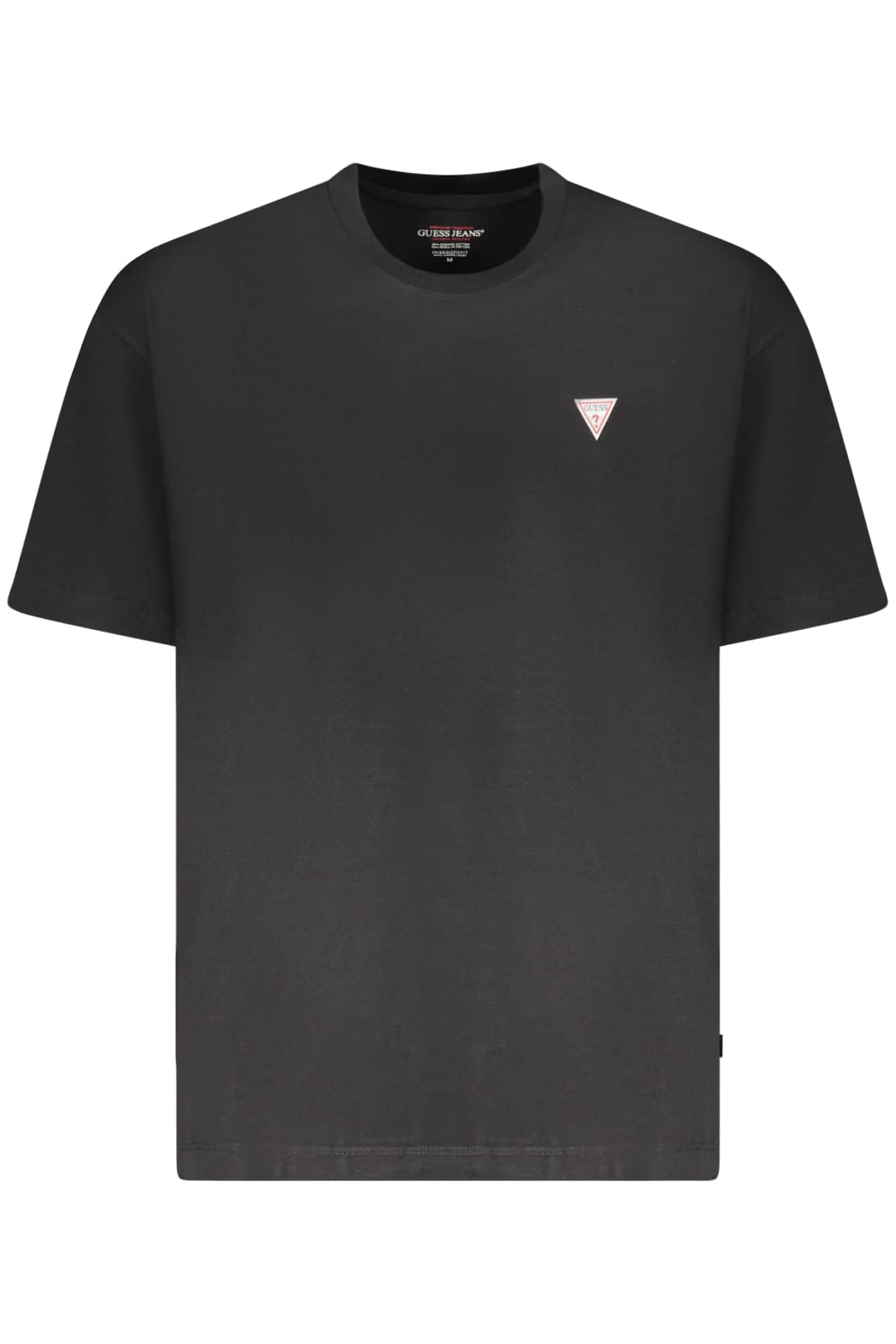 GUESS JEANS SHORT SLEEVE T-SHIRT MEN BLACK