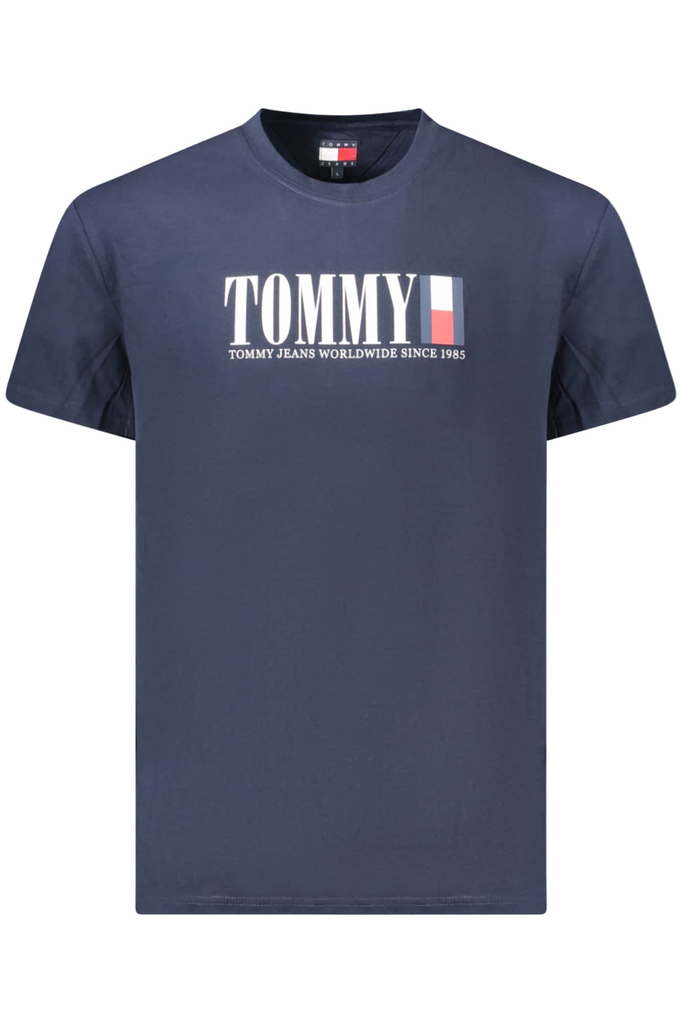 TOMMY HILFIGER MEN'S SHORT-SLEEVE T-SHIRT BLUE
