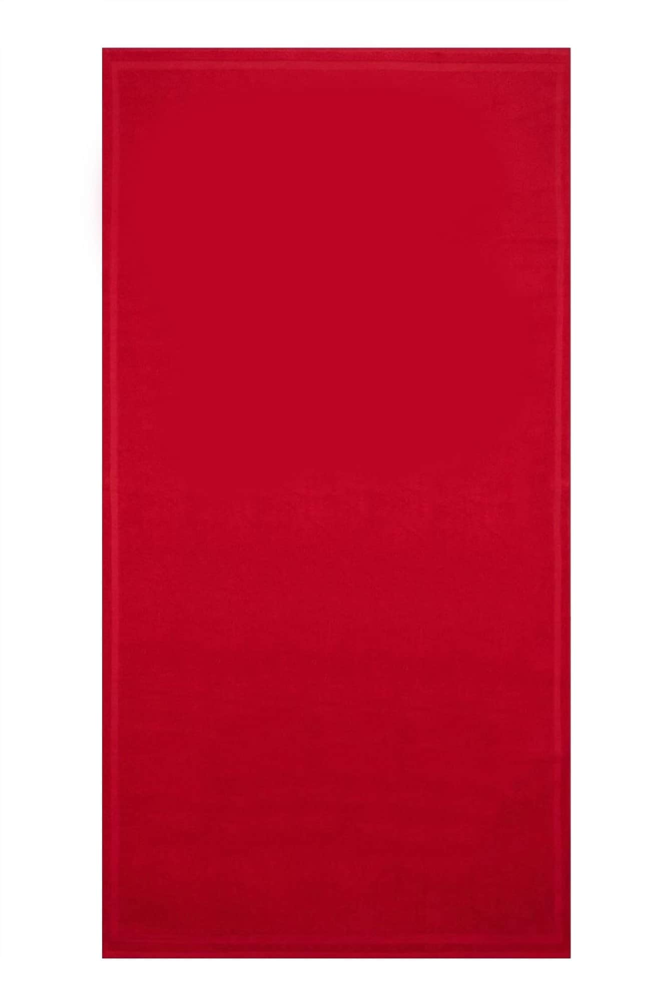 ICEBERG MEN'S RED BEACH TOWEL