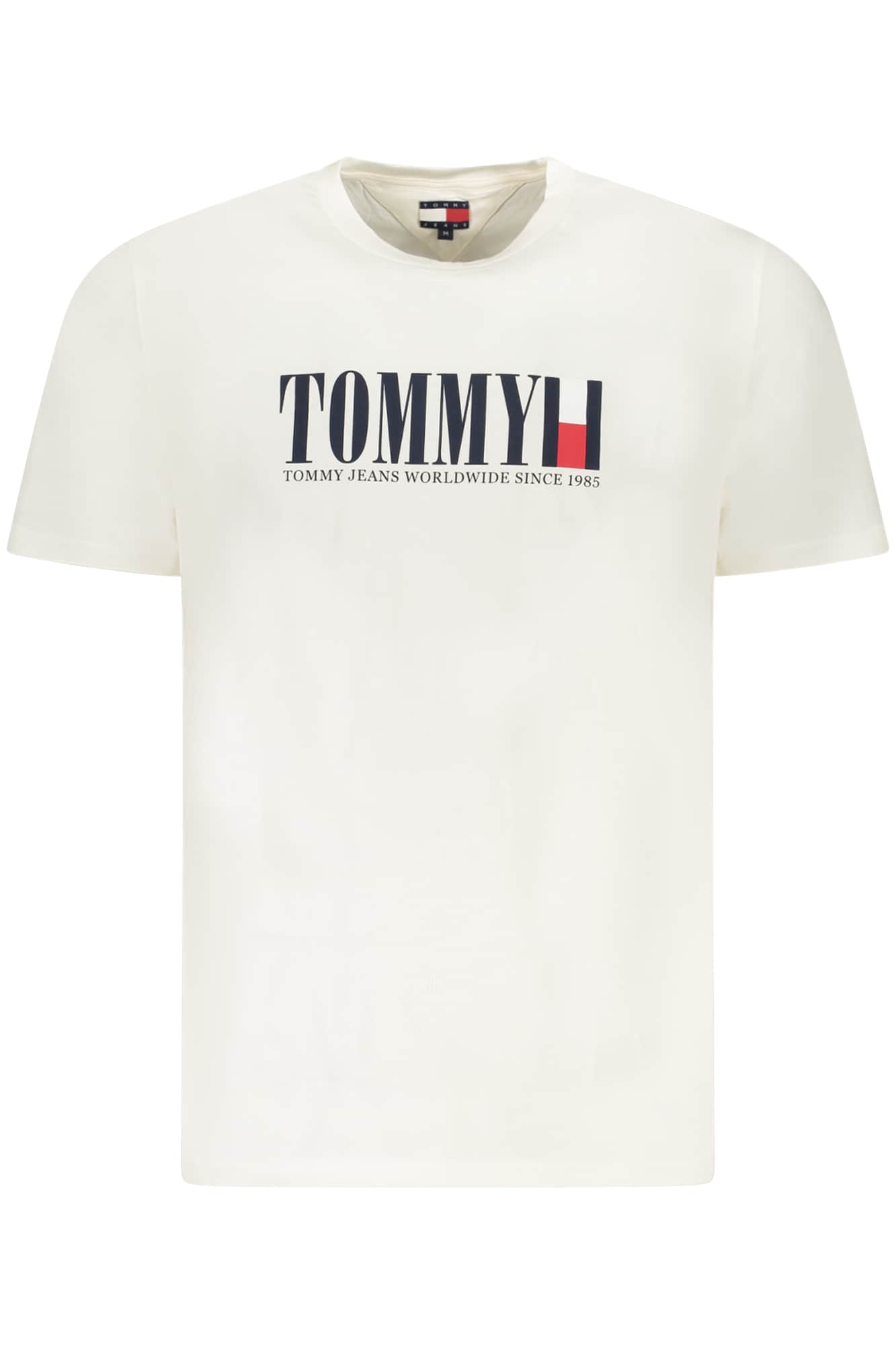 TOMMY HILFIGER MEN'S SHORT-SLEEVE T-SHIRT WHITE