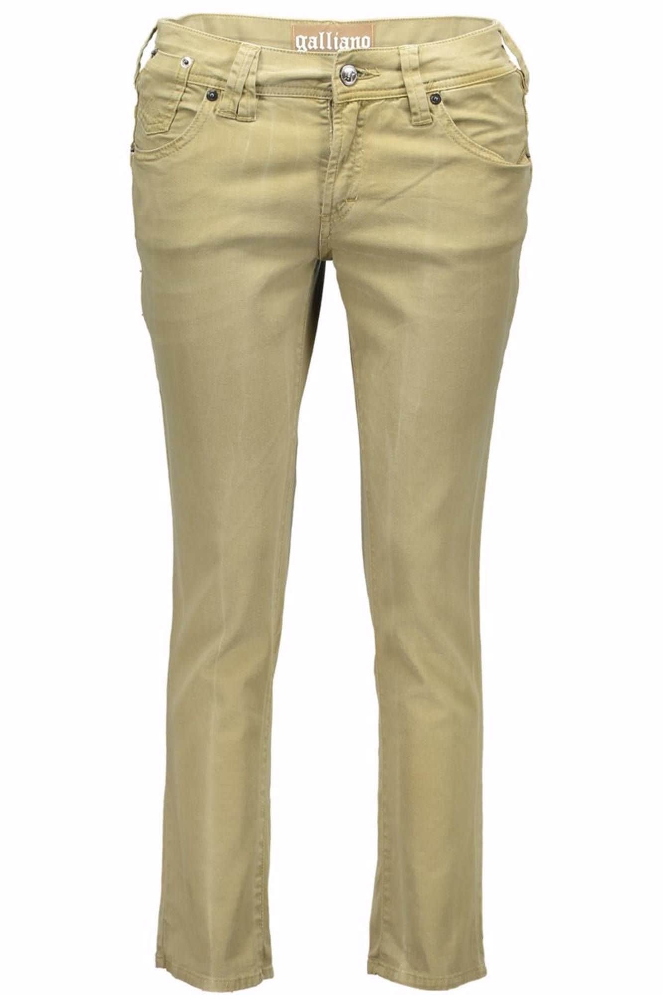 JOHN GALLIANO DAMES GROEN CAPRIBROEK BROEK