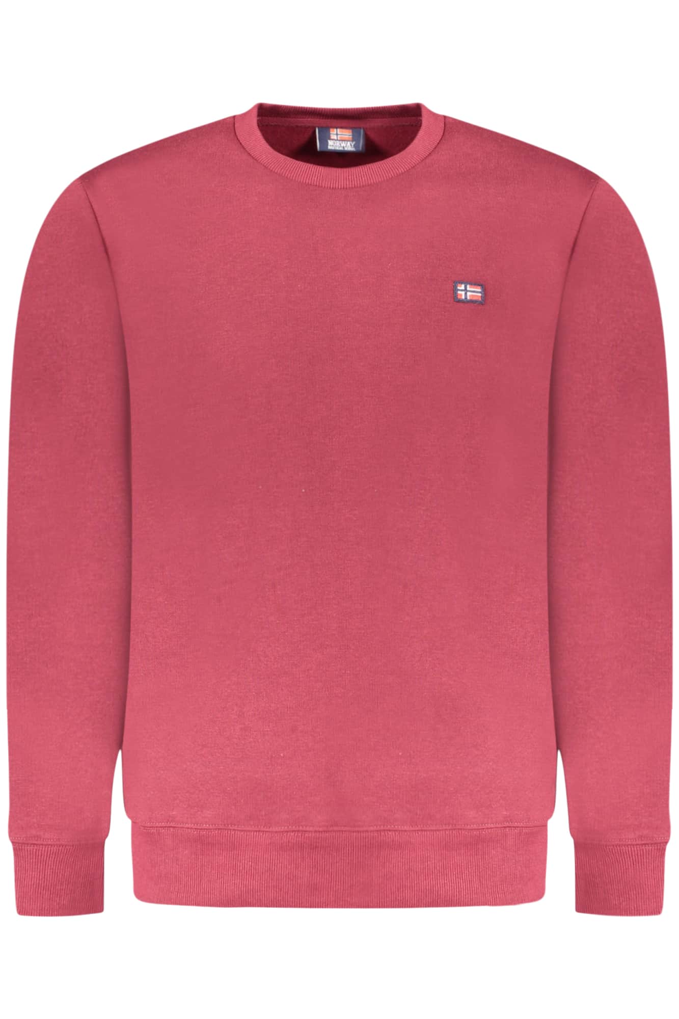 NORWAY 1963 MEN'S RED ZIP-UP SWEATSHIRT