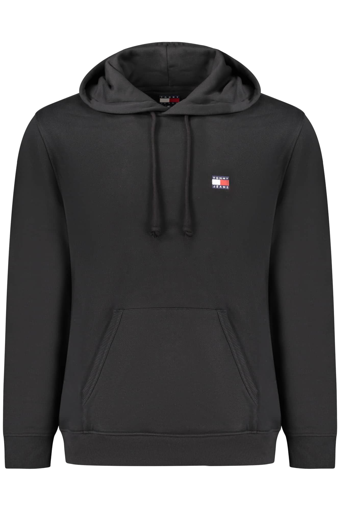 TOMMY HILFIGER MEN'S BLACK ZIP-UP SWEATSHIRT