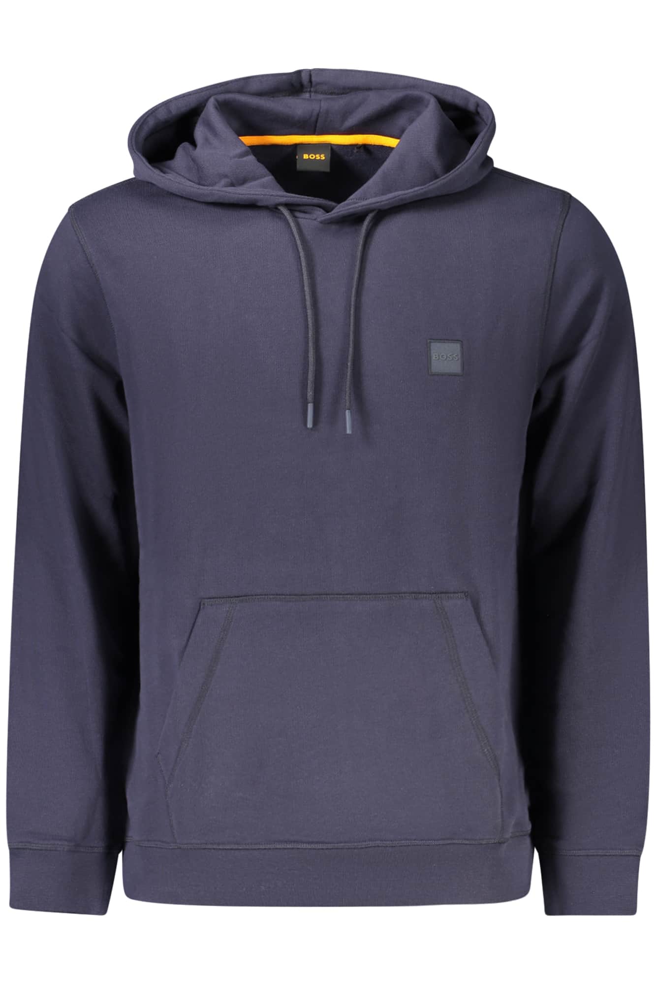 BOSS HEREN BLAUW MET RITS SWEATER