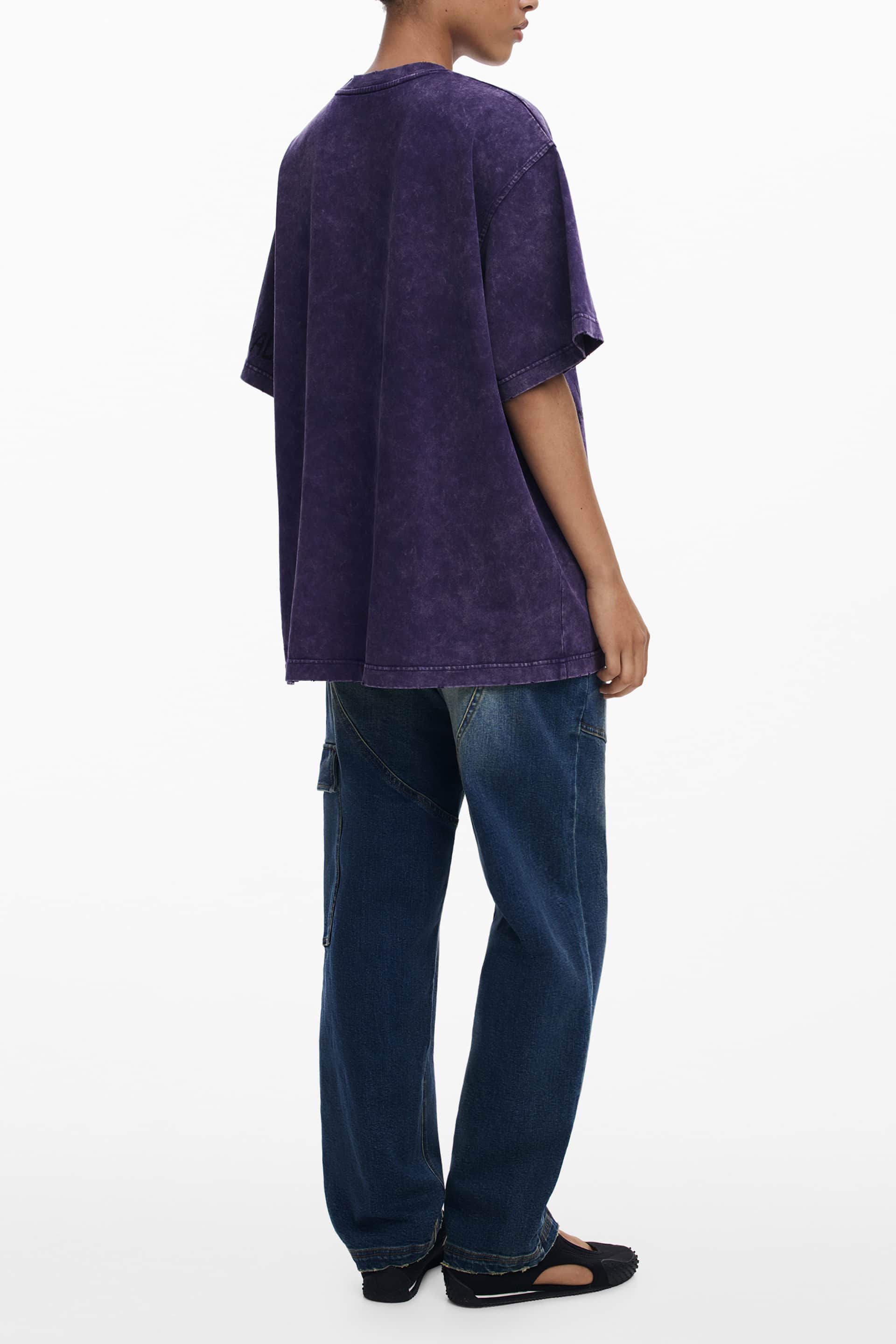 Desigual dames korte mouw t-shirt paars
