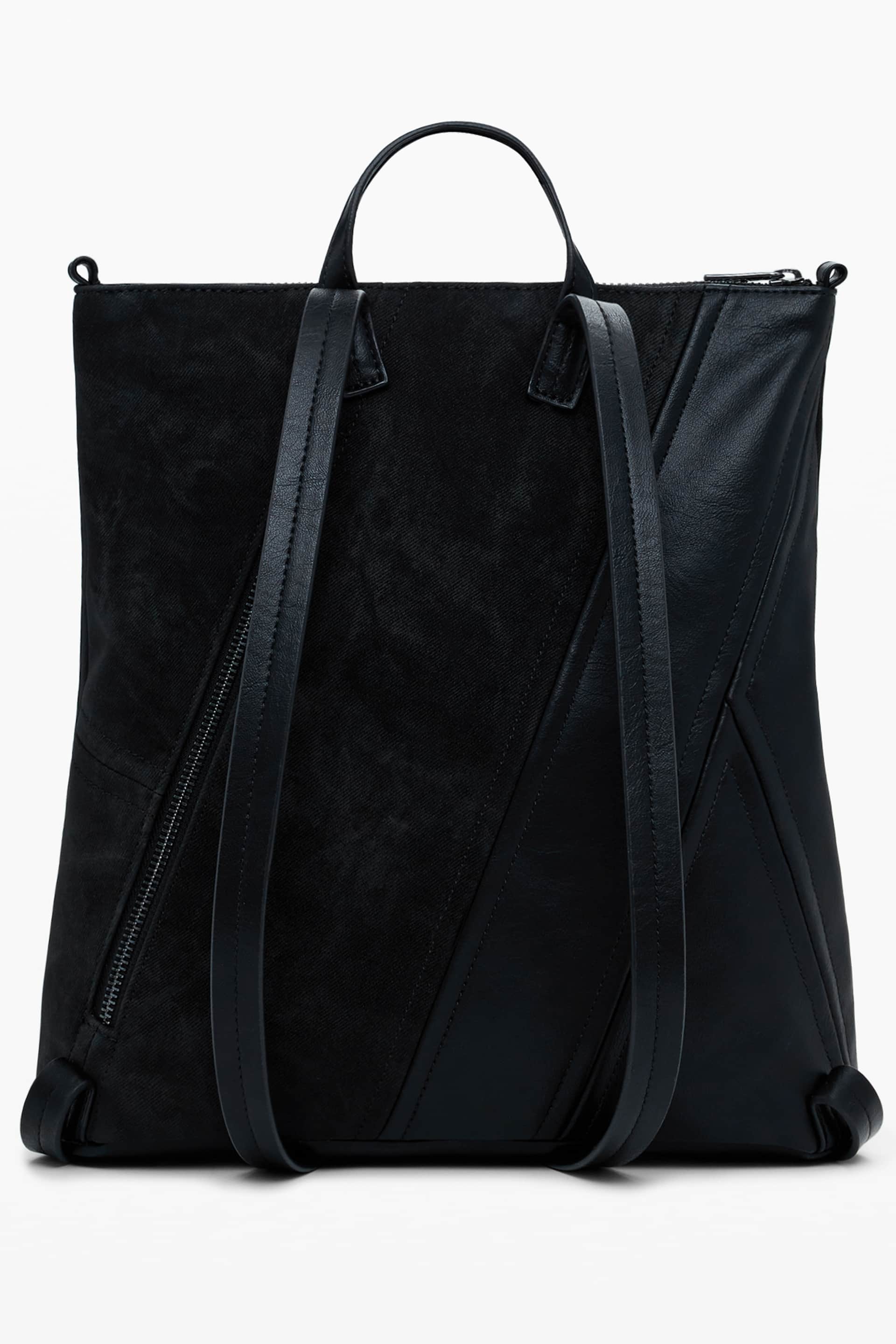 DESIGUAL WOMEN'S BLACK BACKPACK