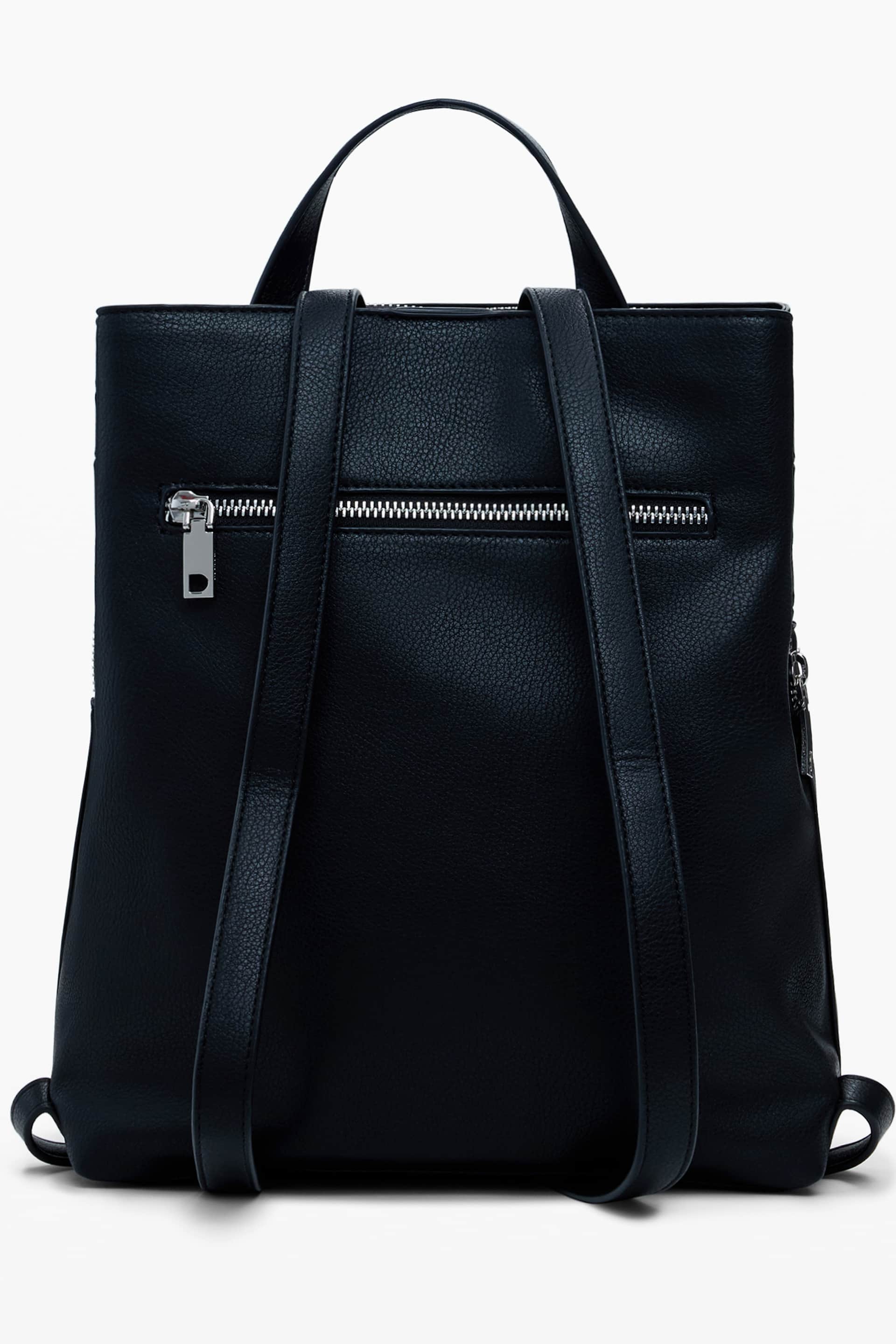 DESIGUAL WOMEN'S BLACK BACKPACK