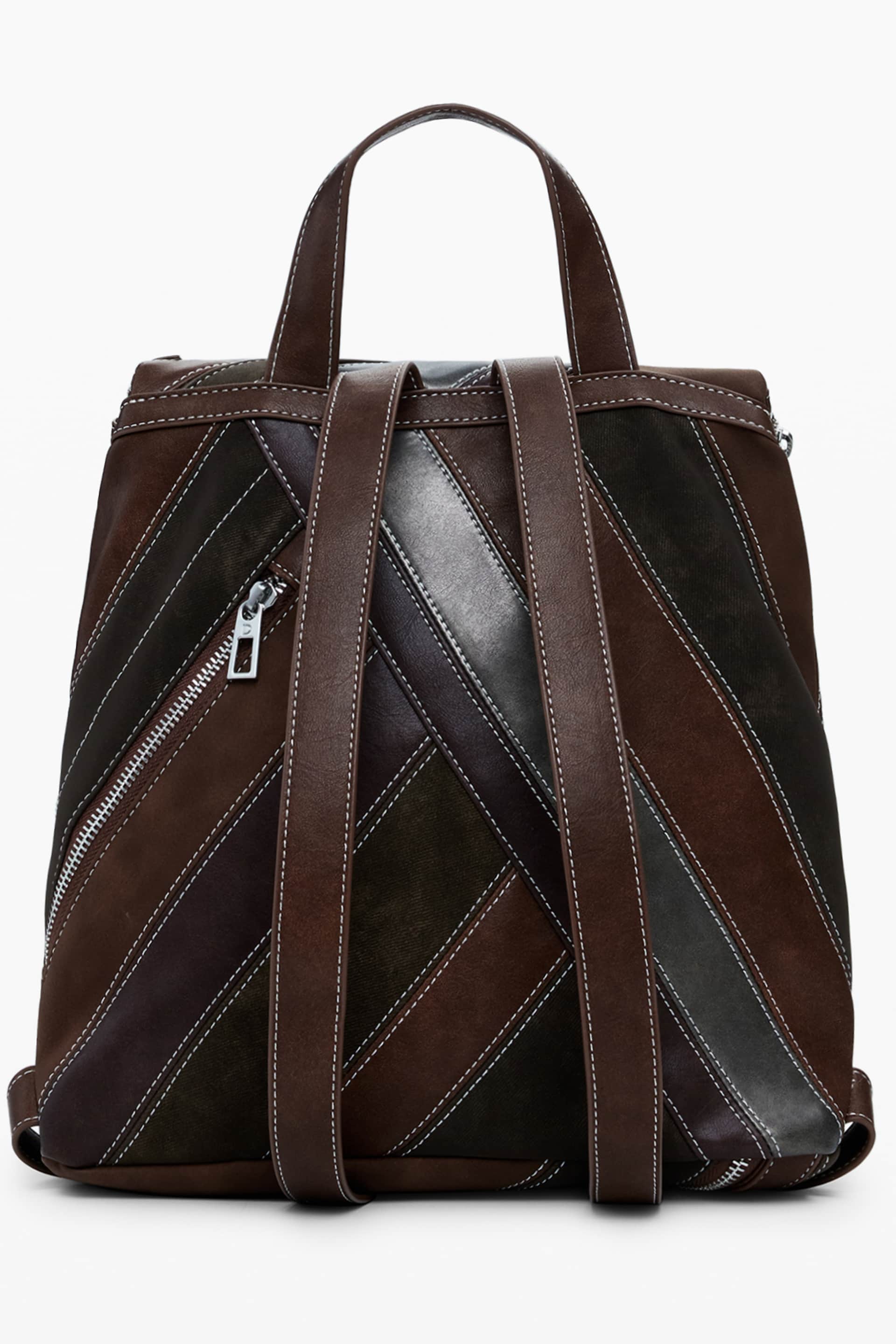 DESIGUAL WOMEN'S BROWN BACKPACK