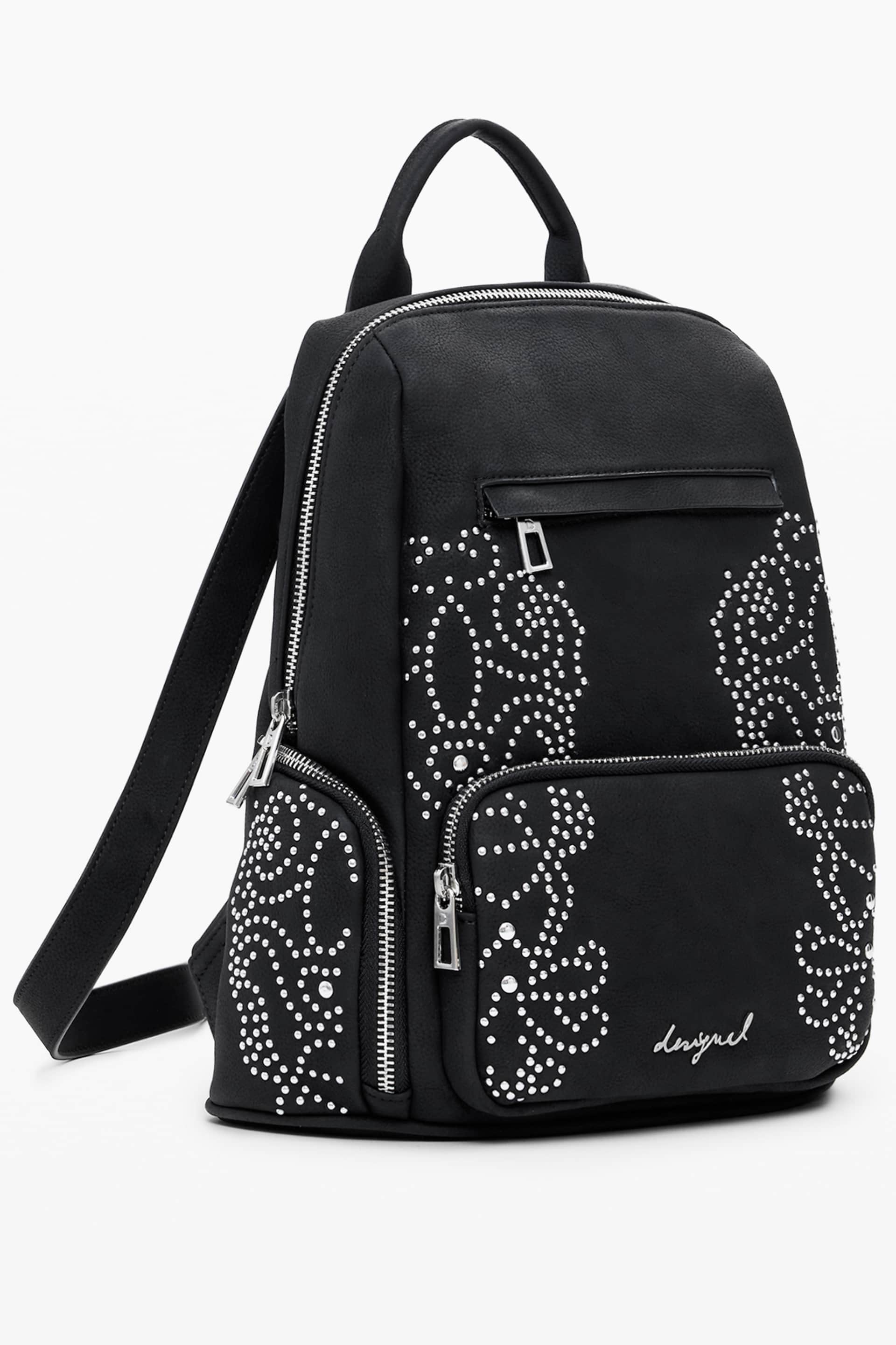 DESIGUAL DAMES ZWART RUGZAK