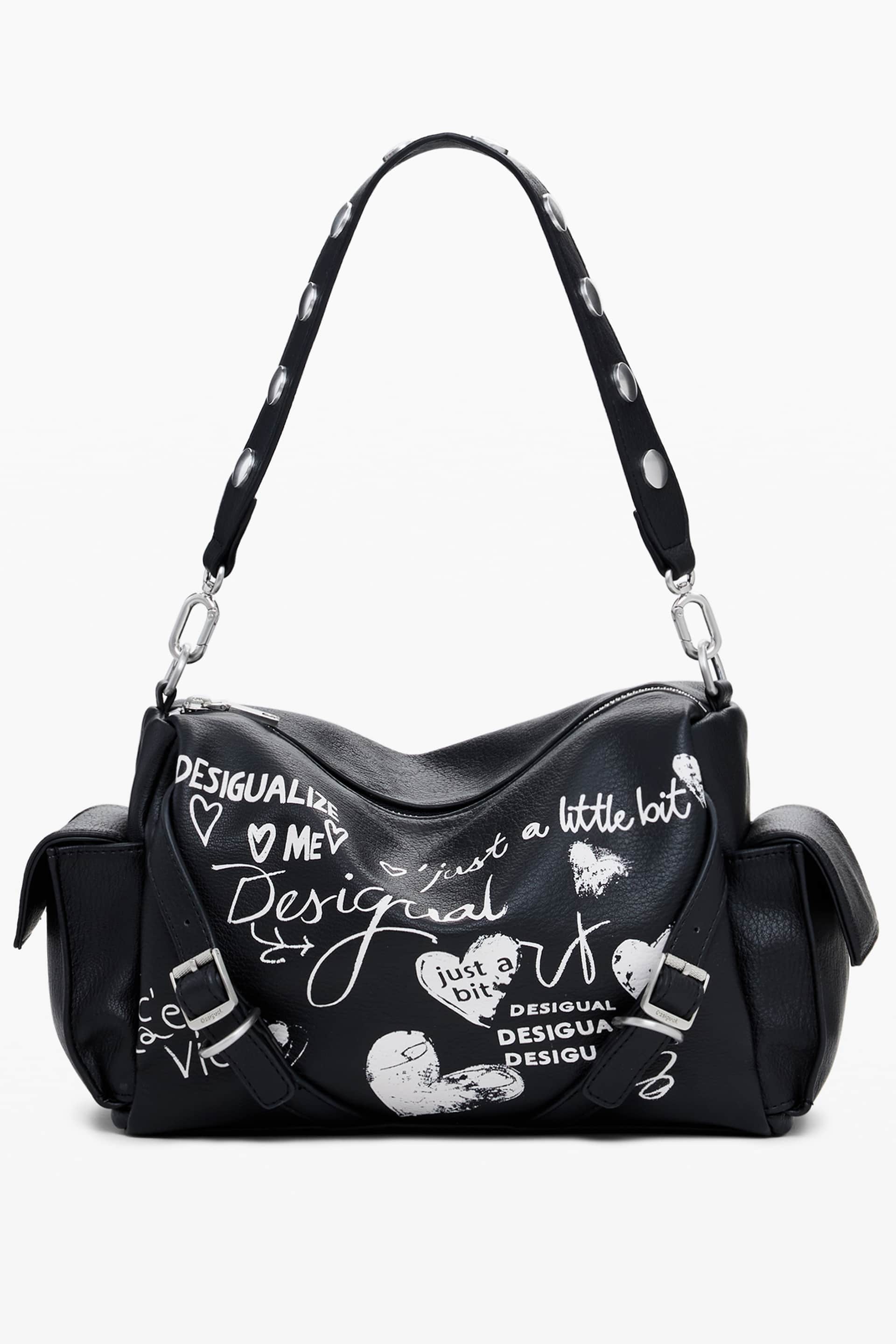 DESIGUAL DAMES ZWART TAS