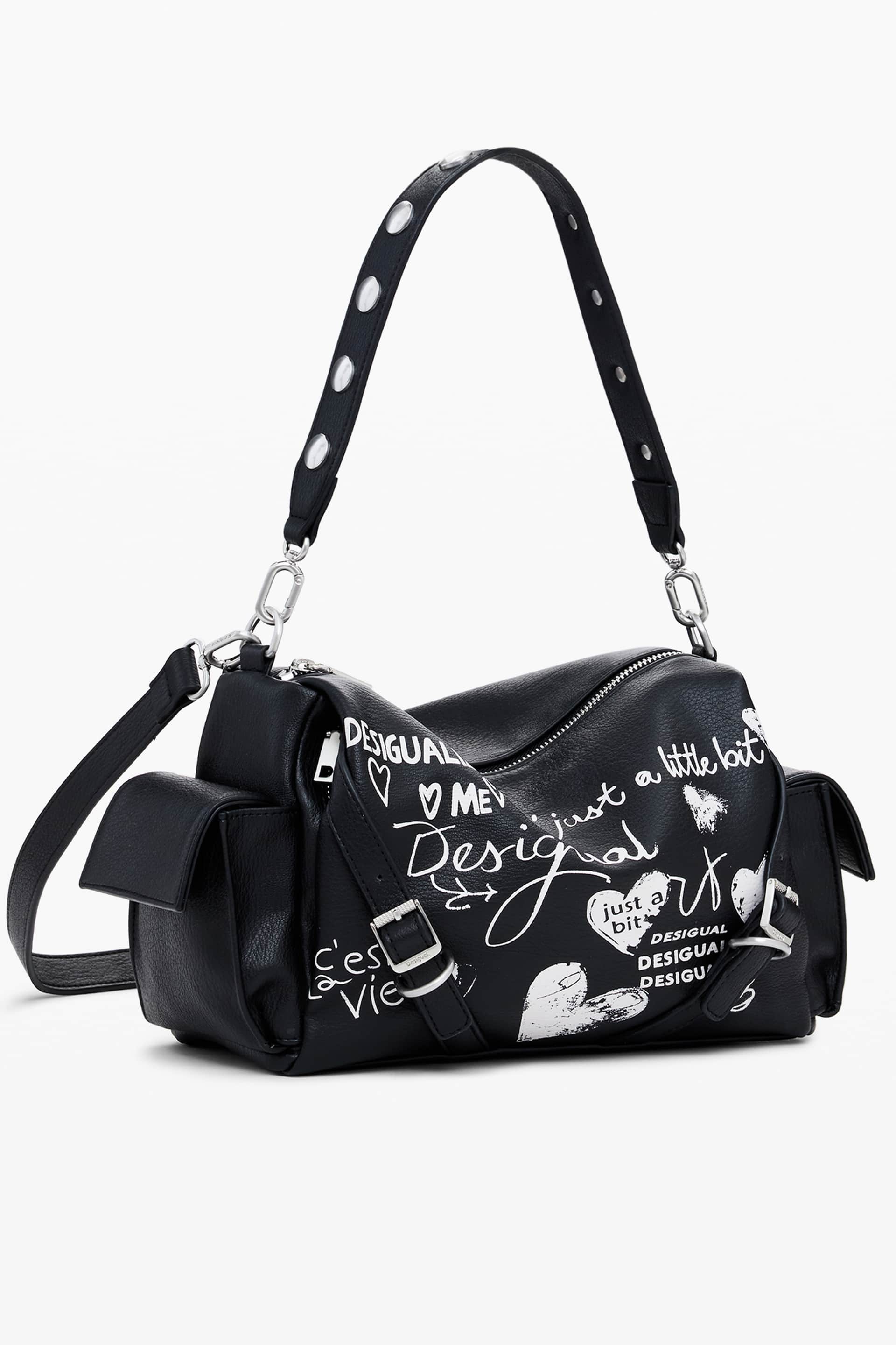 DESIGUAL DAMES ZWART TAS