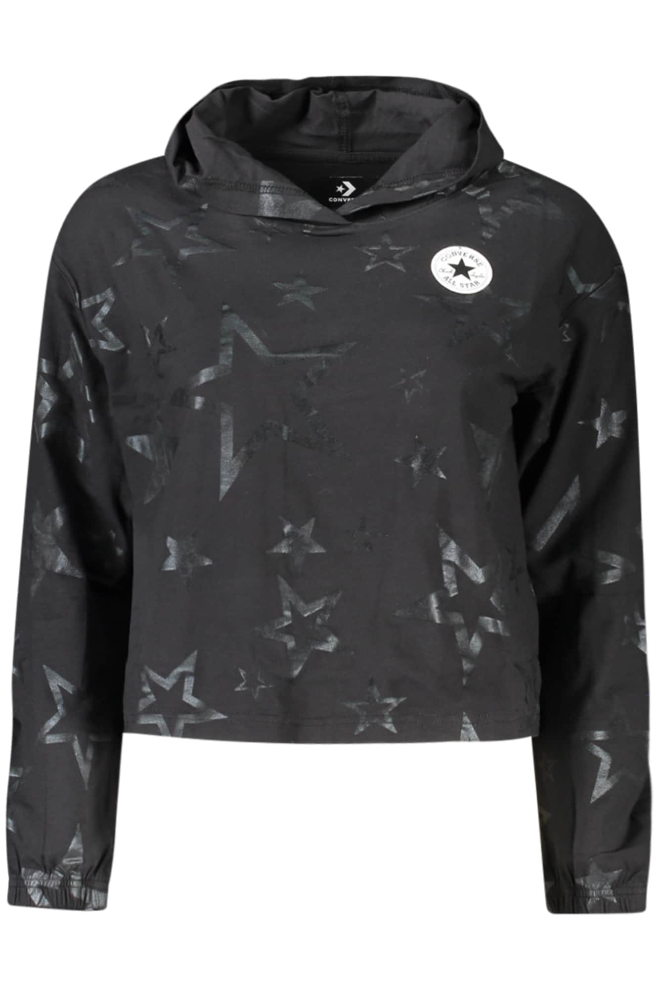 Converse Girls' Long-Sleeved T-Shirt, Black