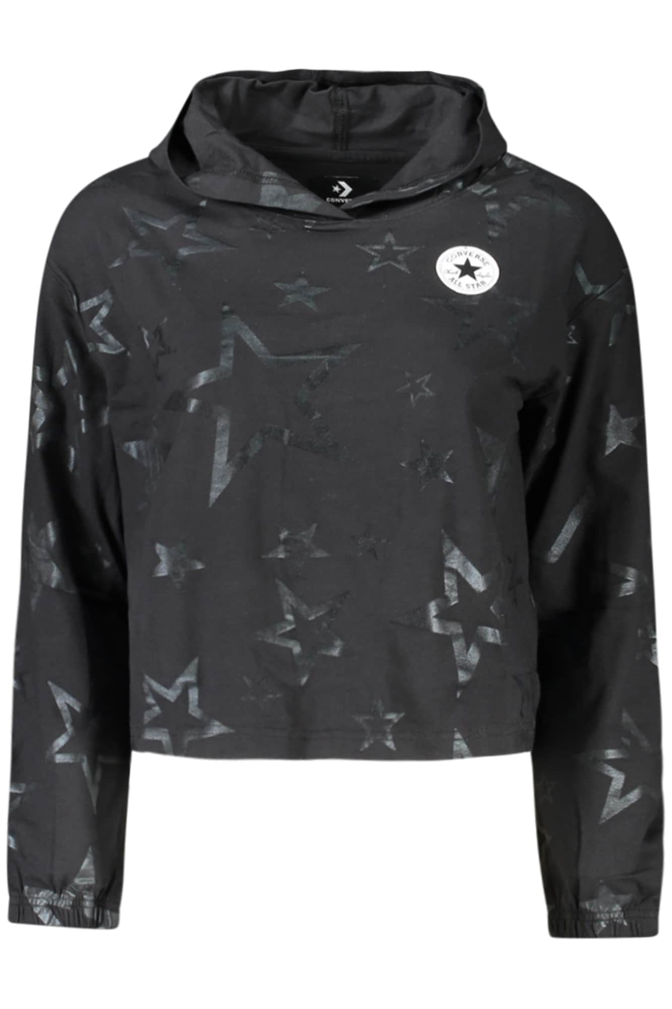 Converse Girls' Long-Sleeved T-Shirt, Black