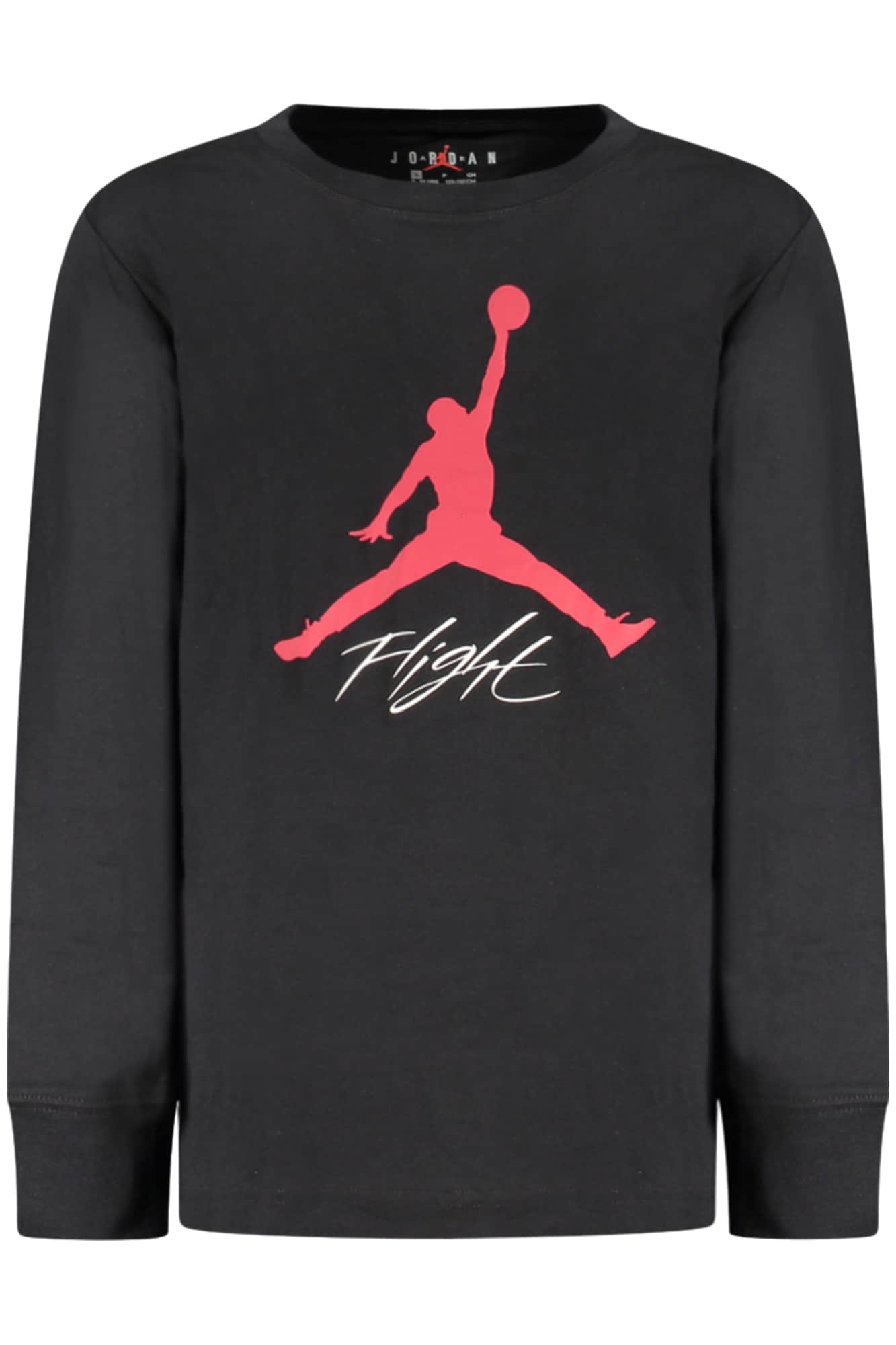 JORDAN LONG-SLEEVED T-SHIRT FOR KIDS, BLACK