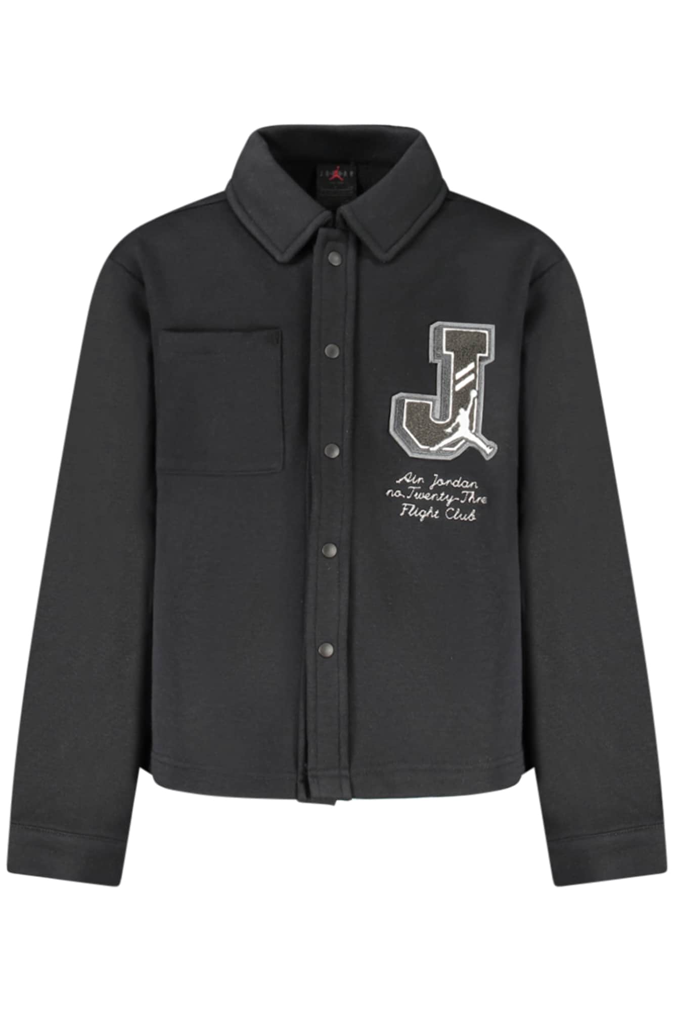 JORDAN MEN'S BLACK ZIP-UP SWEATSHIRT