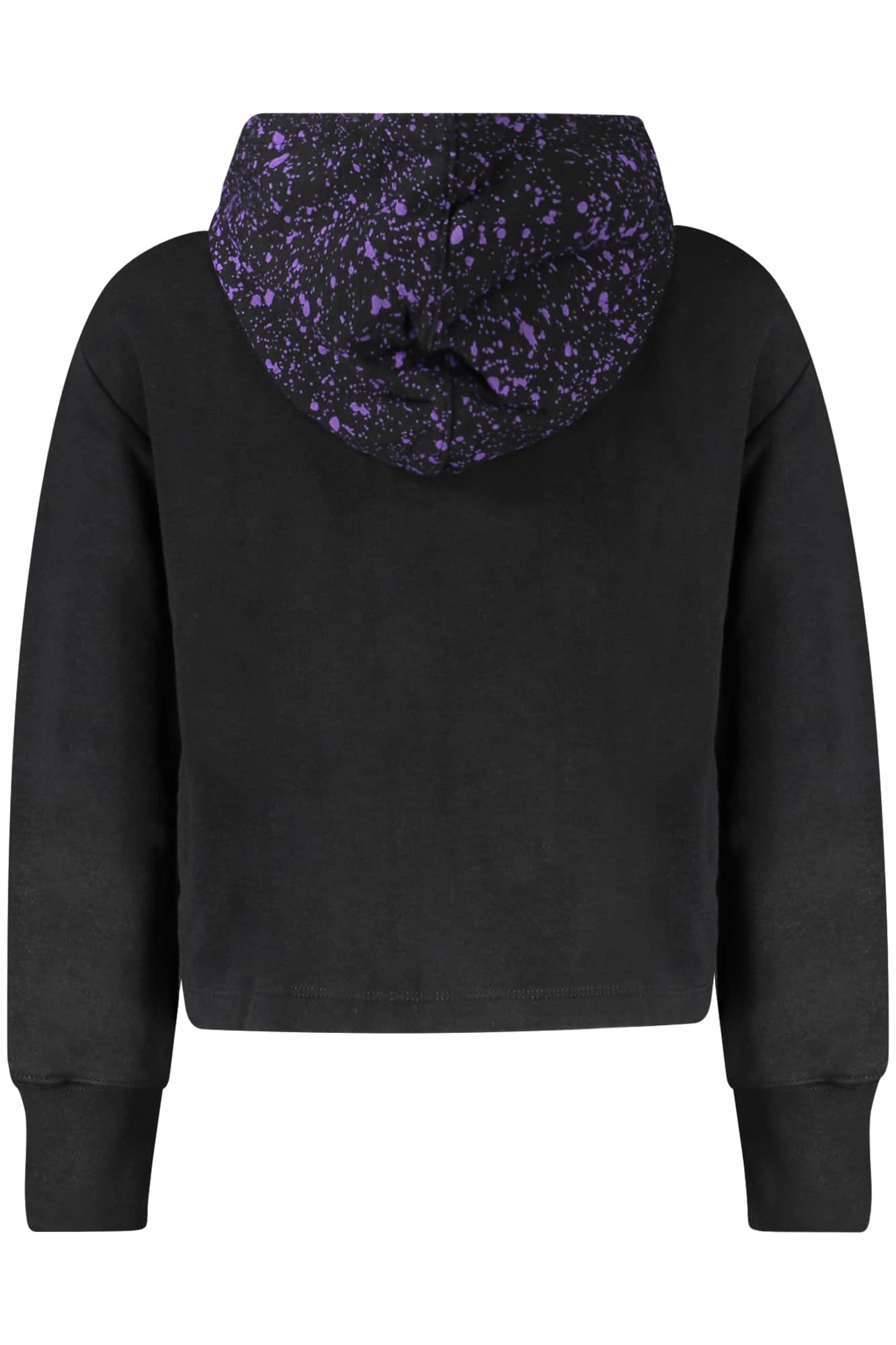 NIKE GIRLS' BLACK ZIP-UP SWEATSHIRT