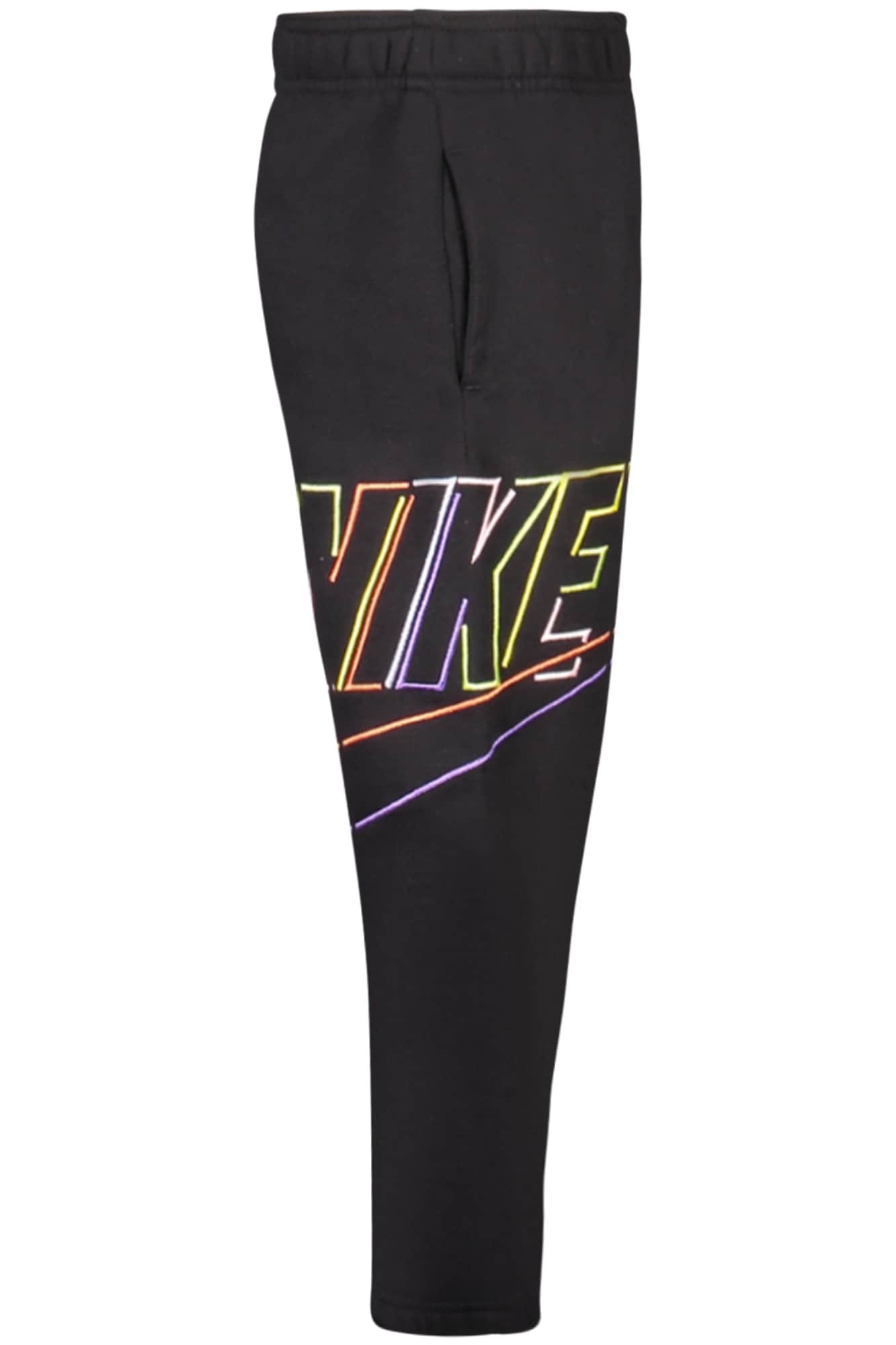 NIKE KIDS' BLACK LONG TRACK PANTS