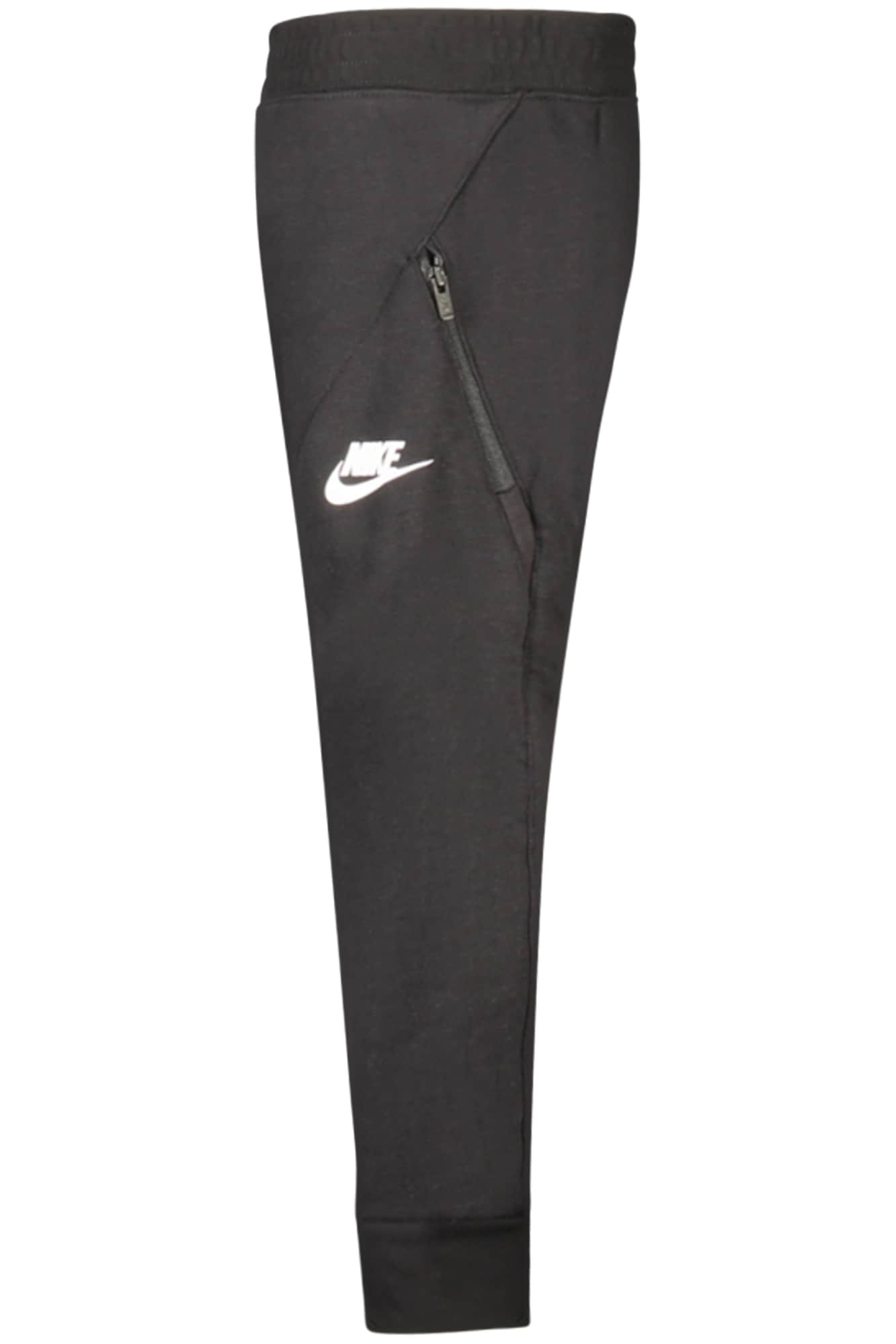 NIKE KIDS' BLACK LONG TRACK PANTS