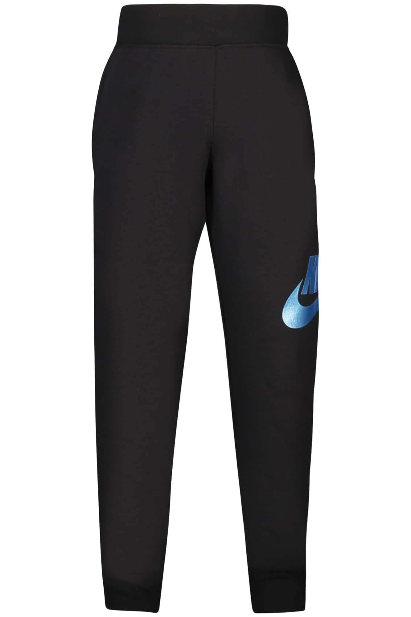 NIKE KIDS' BLACK LONG TRACK PANTS