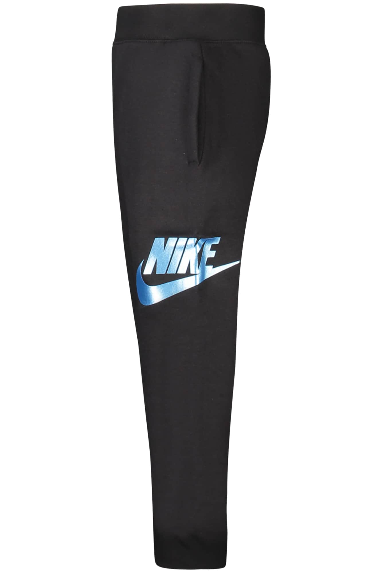 NIKE KIDS' BLACK LONG TRACK PANTS