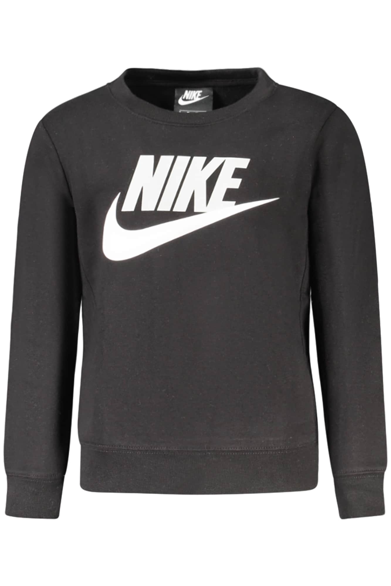 NIKE KIDS' BLACK ZIP-UP SWEATSHIRT