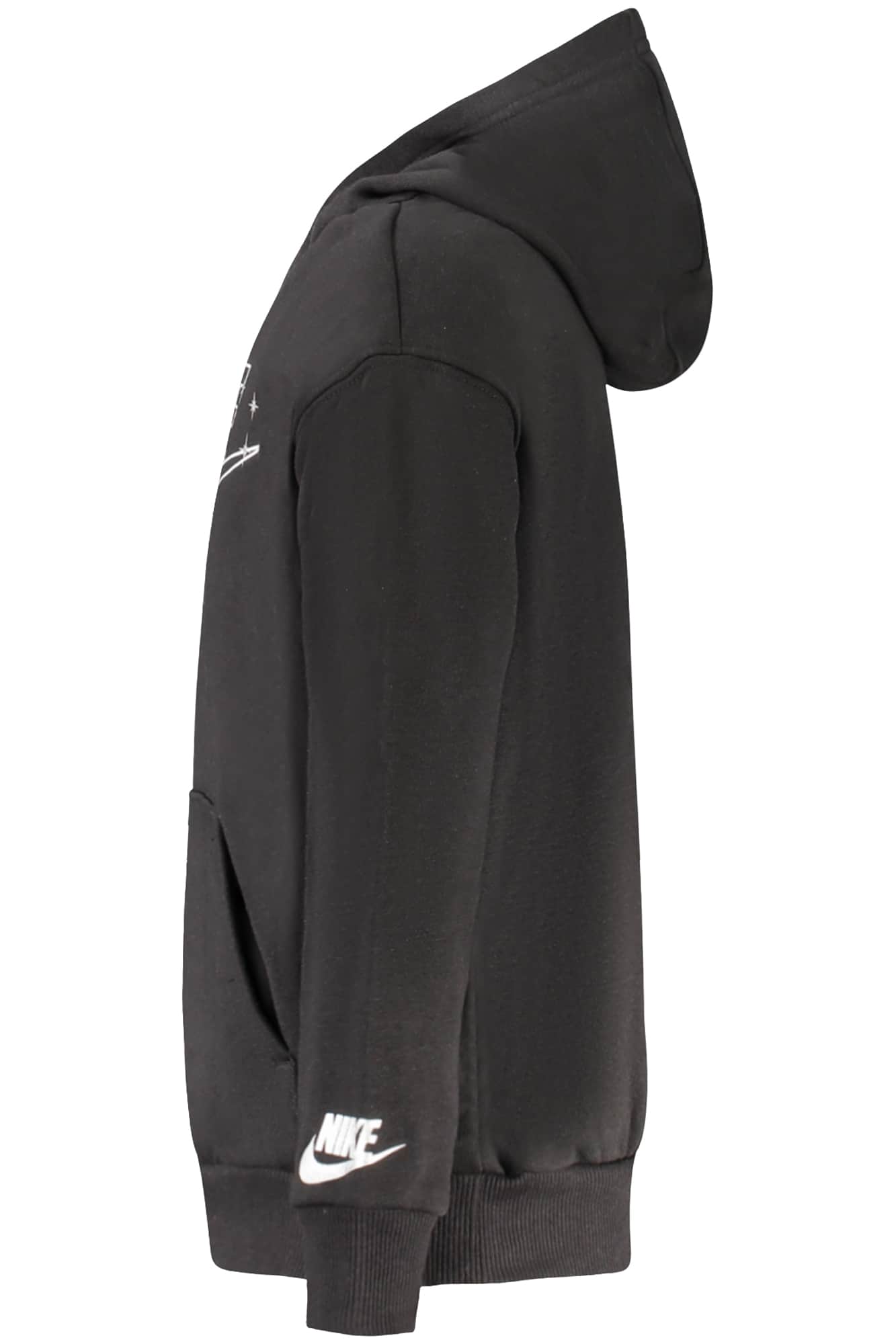 NIKE KIDS' BLACK ZIP-UP SWEATSHIRT