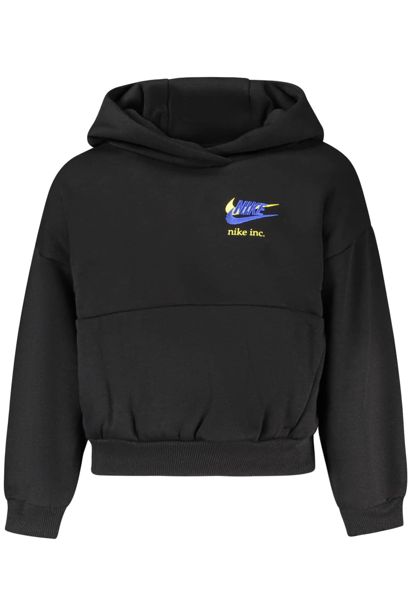 NIKE KIDS' BLACK ZIP-UP SWEATSHIRT