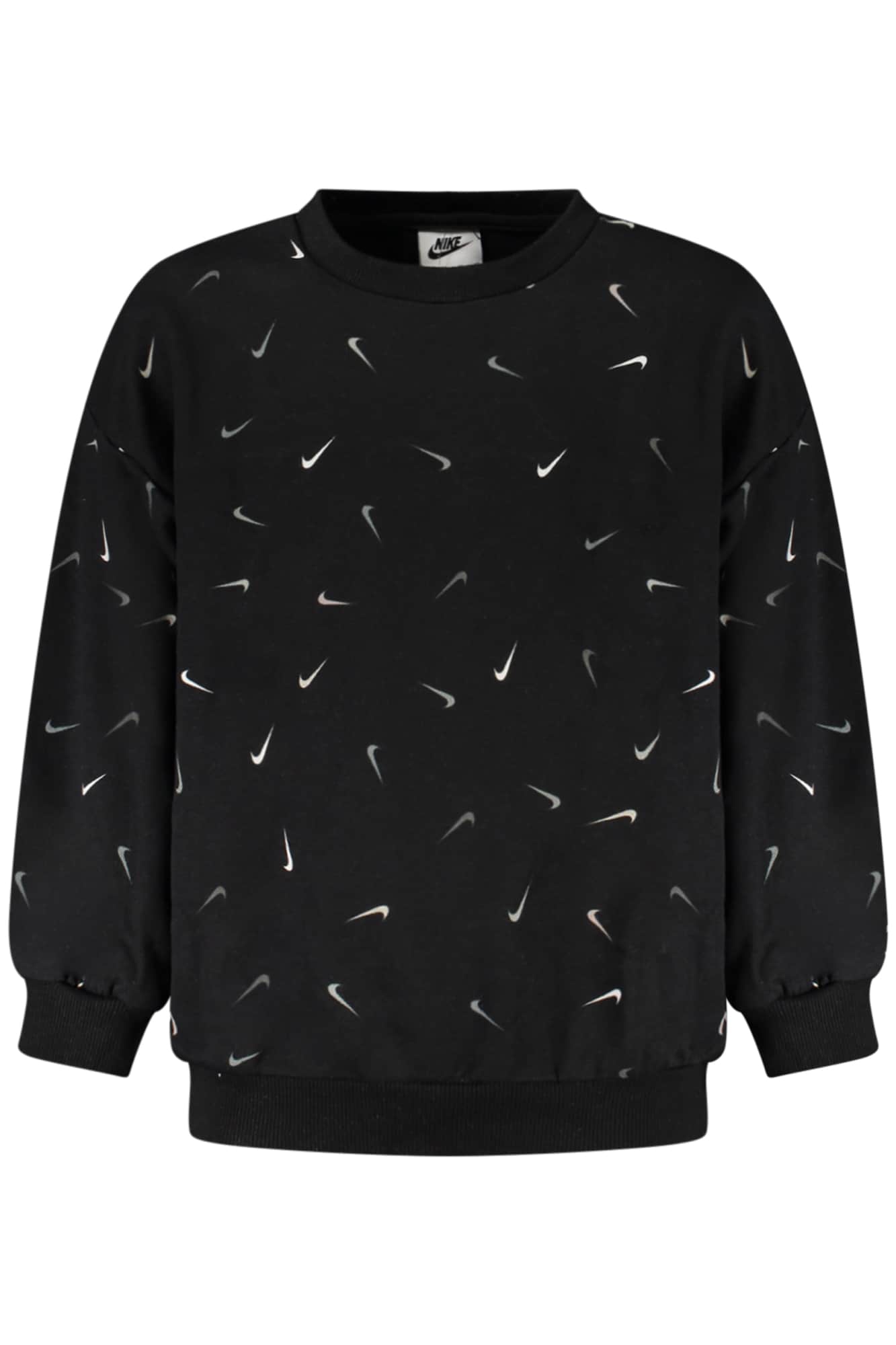 NIKE KIDS' BLACK ZIP-UP SWEATSHIRT