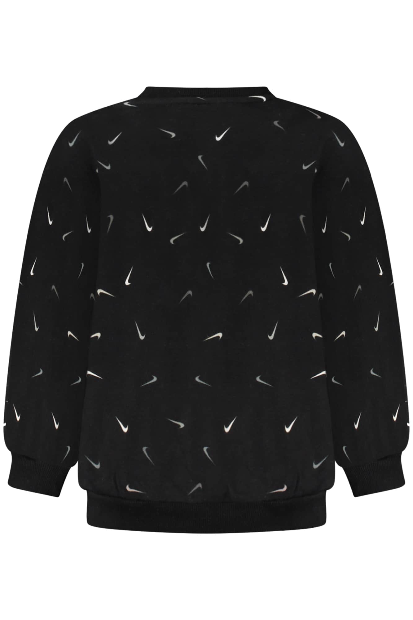 NIKE KIDS' BLACK ZIP-UP SWEATSHIRT