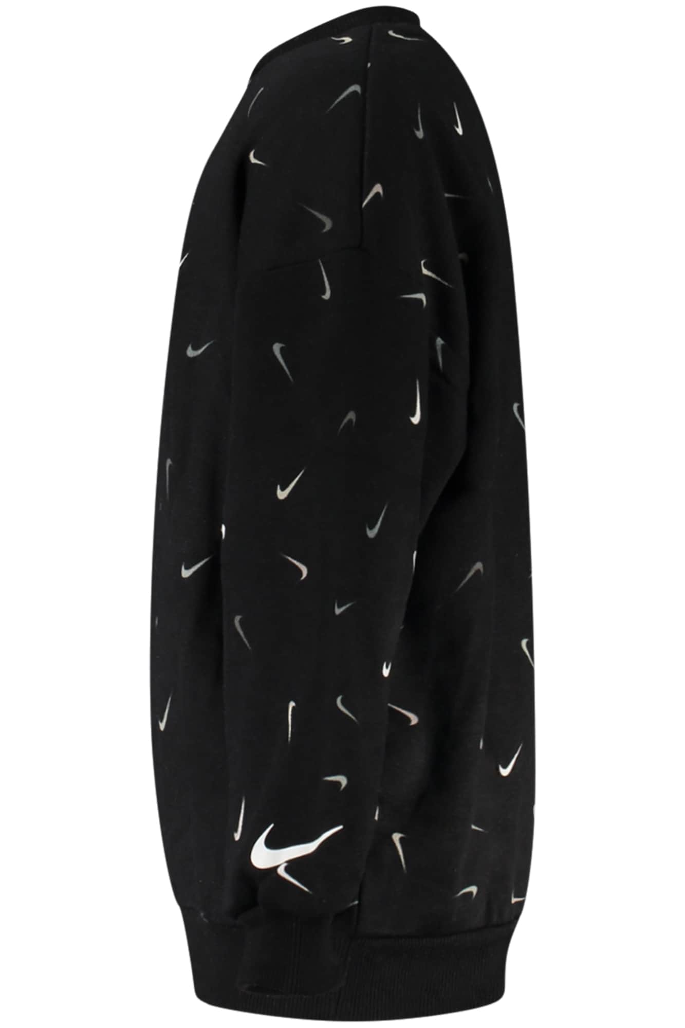 NIKE KIDS' BLACK ZIP-UP SWEATSHIRT