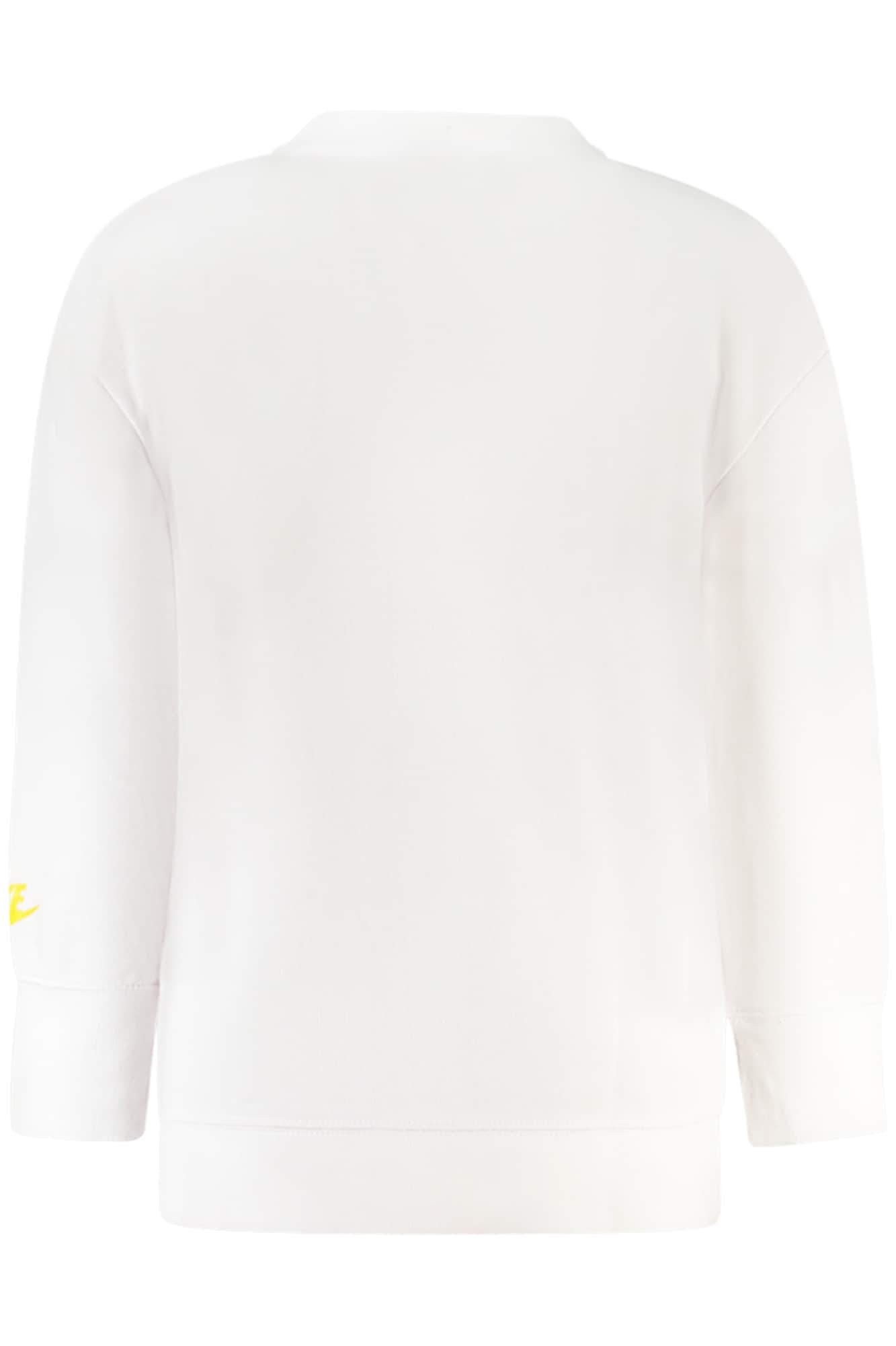 NIKE KIDS' WHITE ZIP-UP SWEATSHIRT