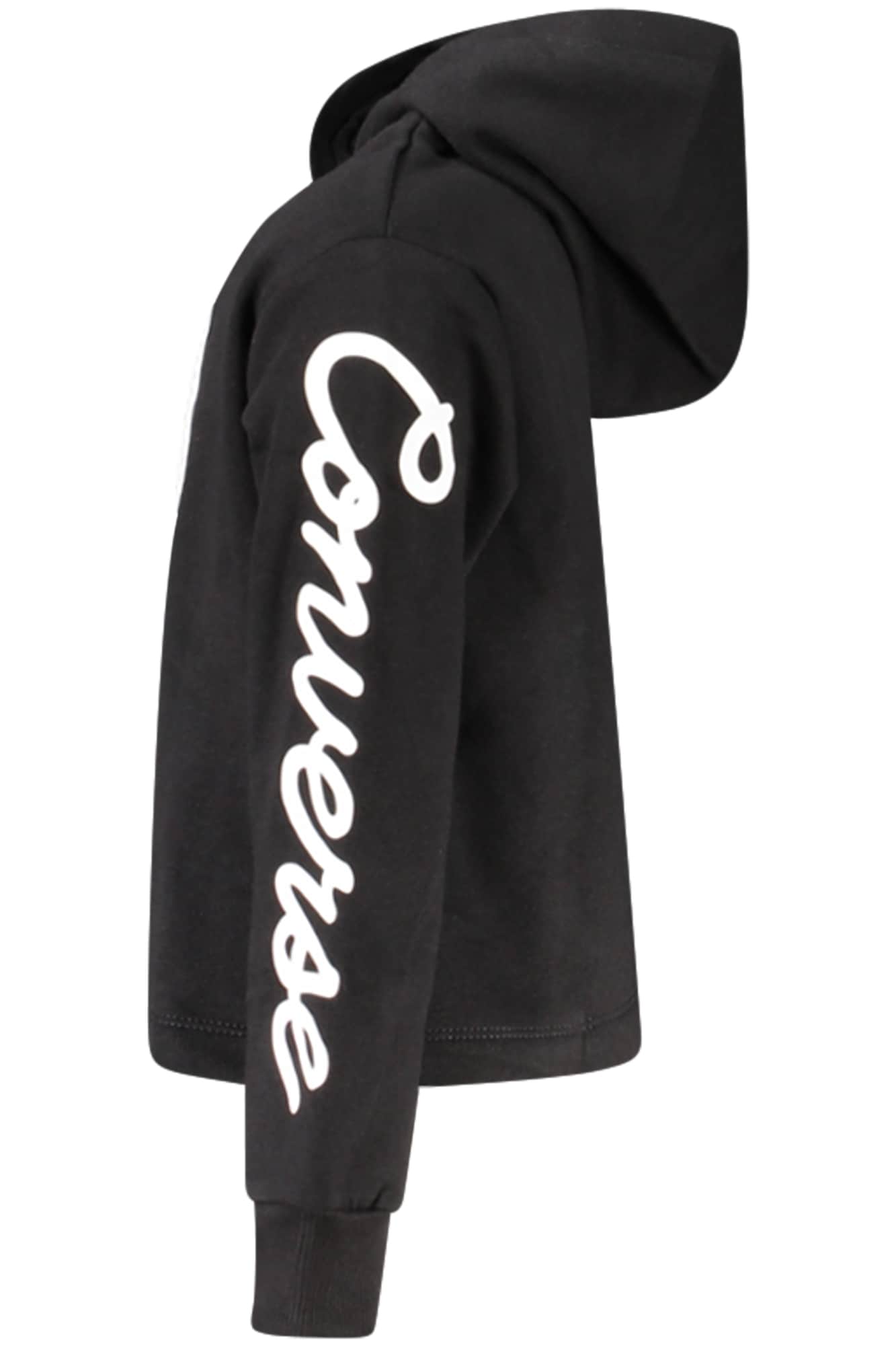 Converse Girls' Zip-Up Hoodie, Black