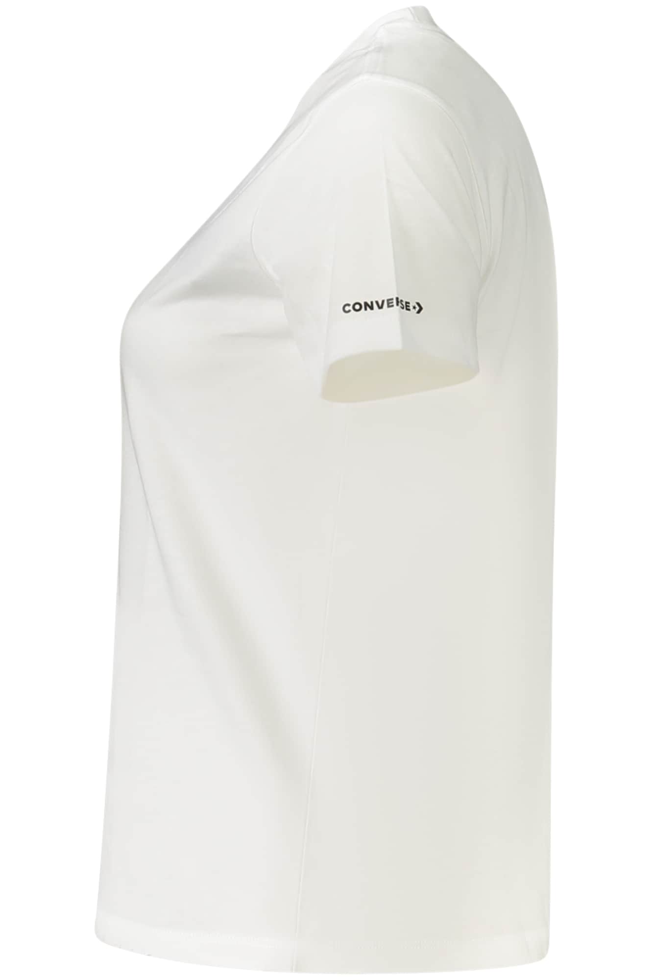 Converse Girls' Short-Sleeved T-SHIRT, White