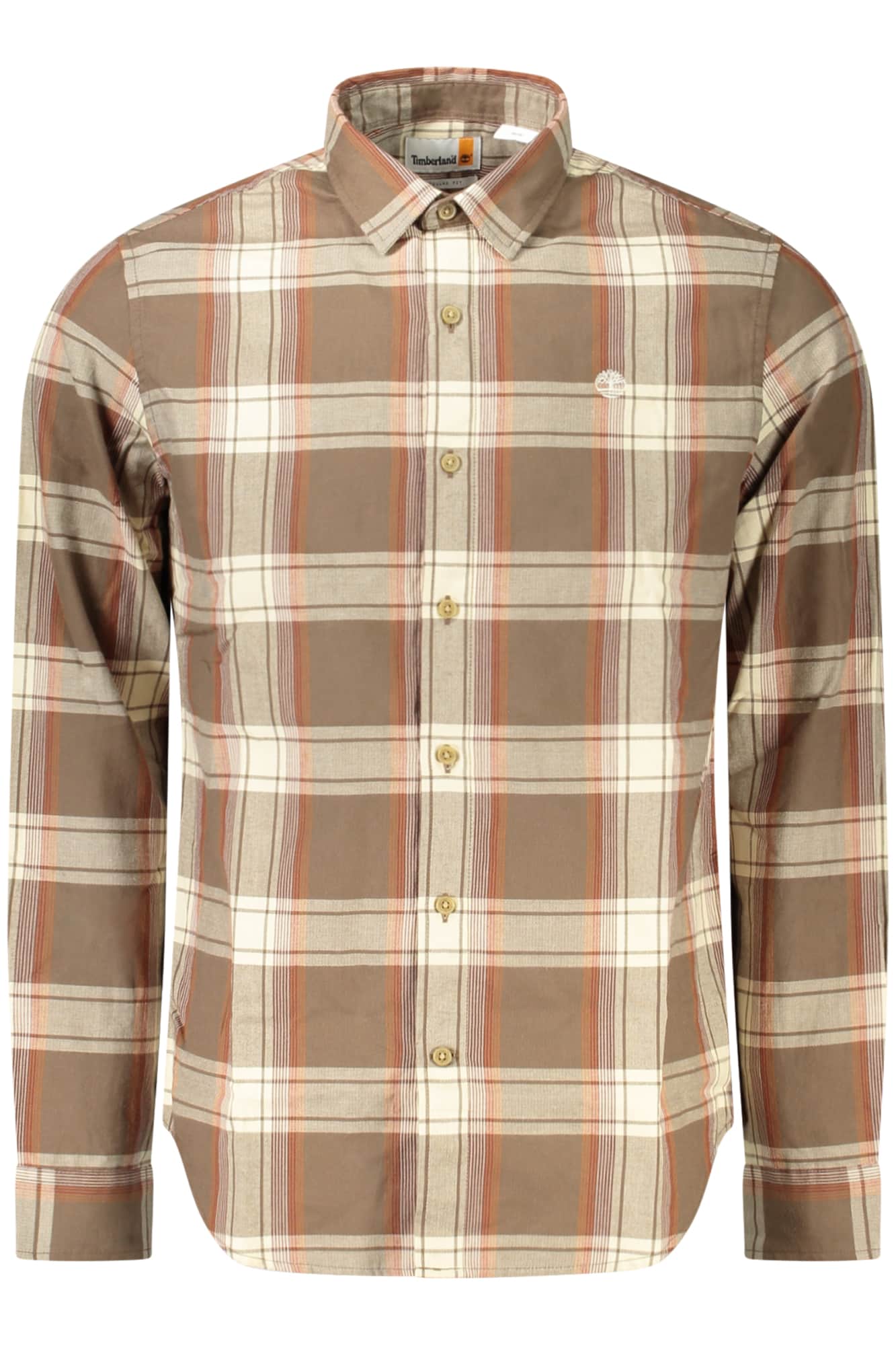 TIMBERLAND MEN'S LONG-SLEEVED SHIRT, BROWN