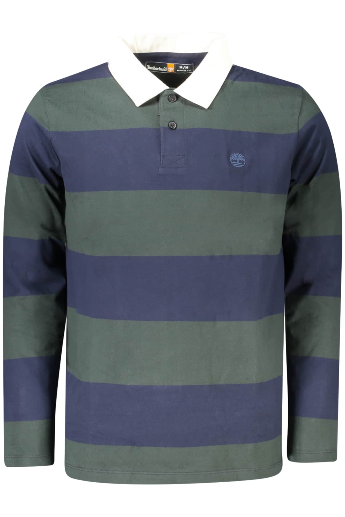 TIMBERLAND MEN'S LONG-SLEEVE POLO SHIRT, GREEN