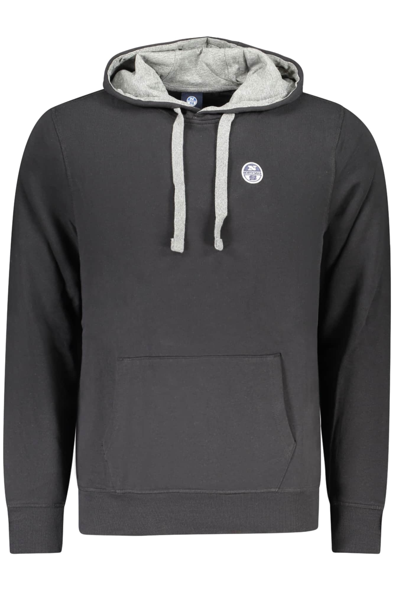 NORTH SAILS MEN'S BLACK ZIP-UP SWEATSHIRT