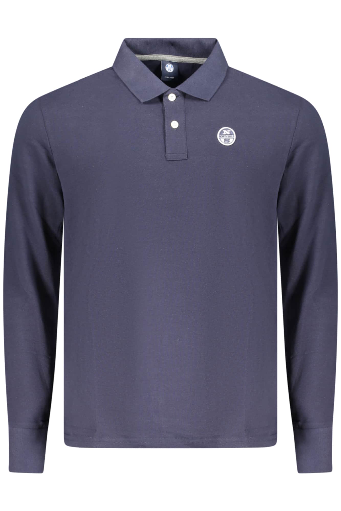 NORTH SAILS MEN'S LONG-SLEEVED POLO SHIRT, BLUE