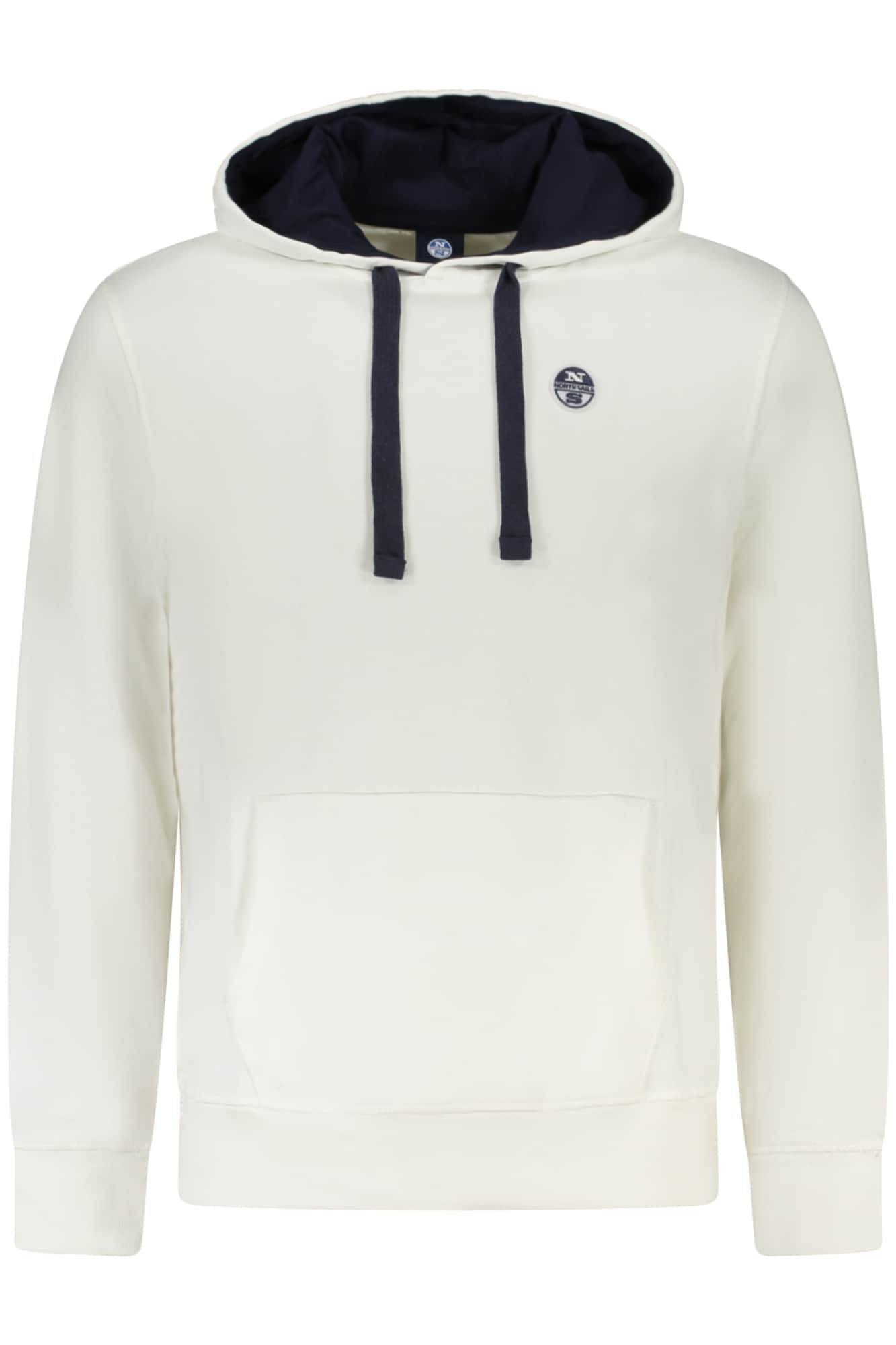 NORTH SAILS MEN'S ZIP-UP SWEATSHIRT WHITE